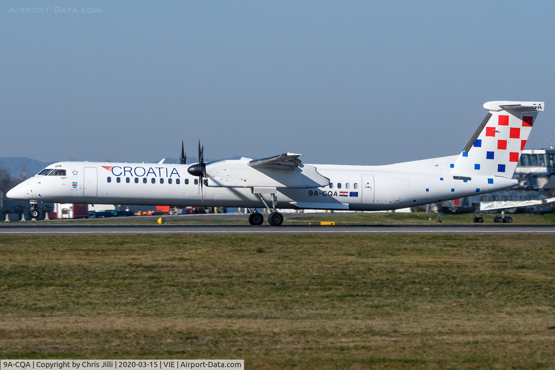 9A-CQA, 2008 De Havilland Canada DHC-8-402Q Dash 8 C/N 4205, Croatia Airlines