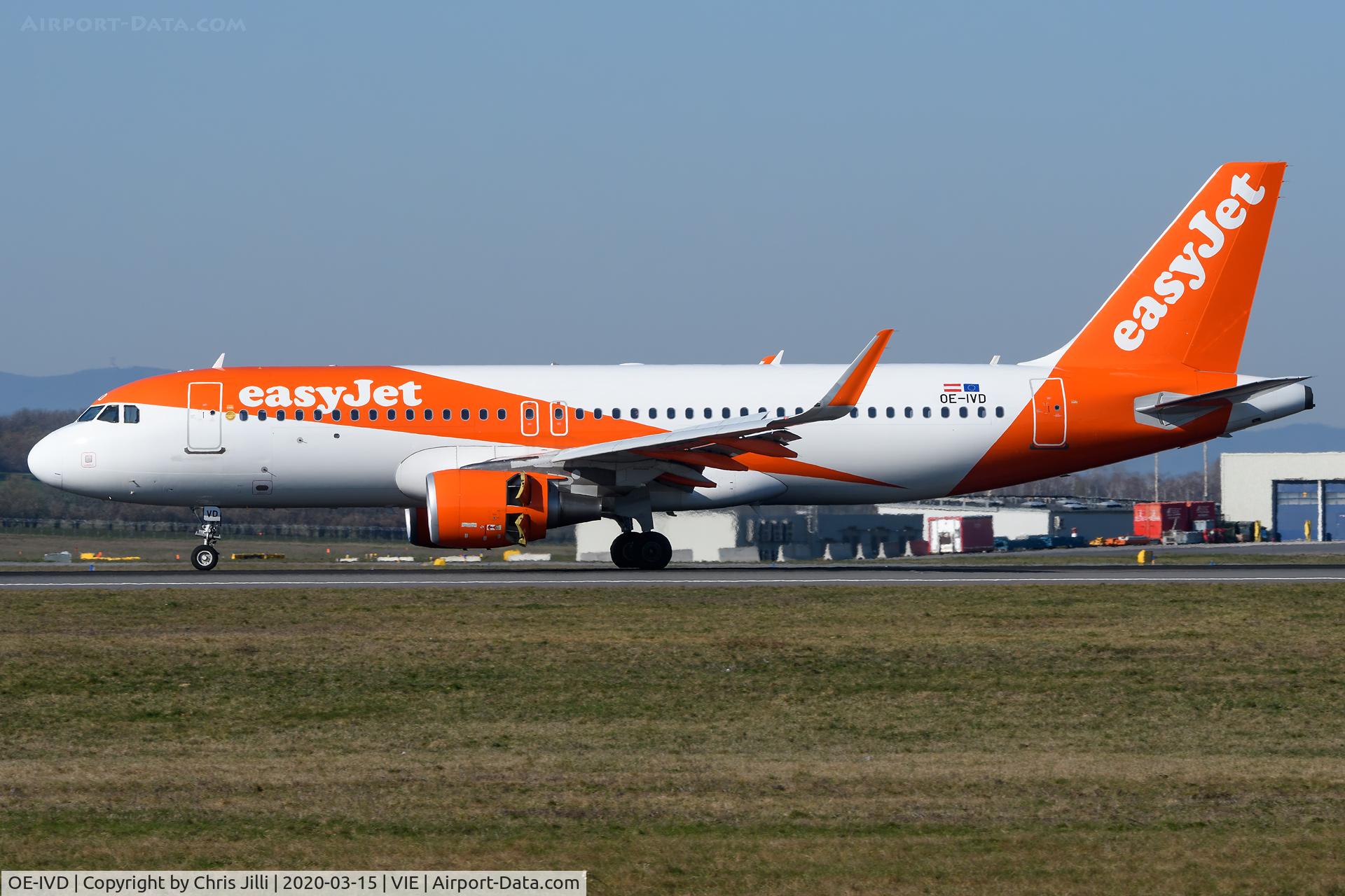 OE-IVD, 2016 Airbus A320-214 C/N 7183, easyjet Europe