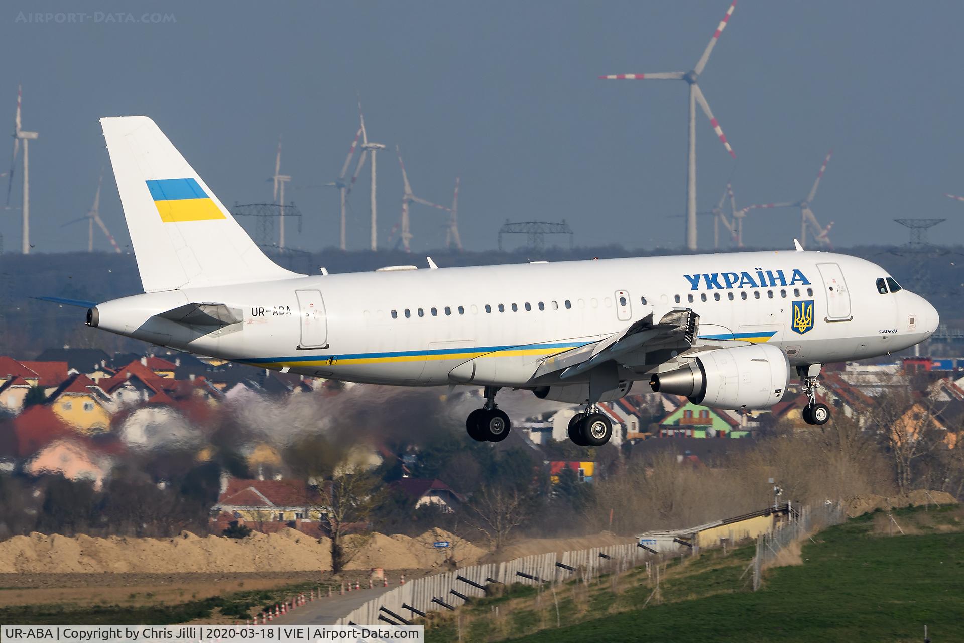 UR-ABA, 2007 Airbus A319-115 C/N 3260, Ukraine Government