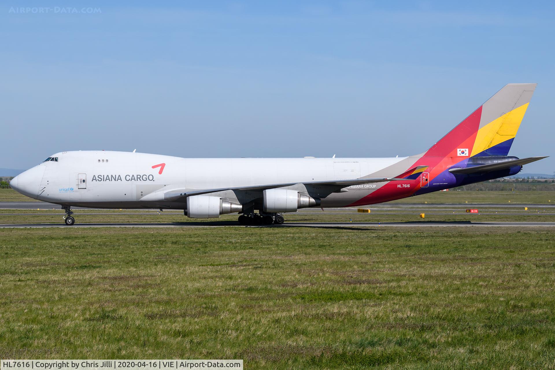 HL7616, 2004 Boeing 747-446F (SCD) C/N 33748, Asiana Cargo
