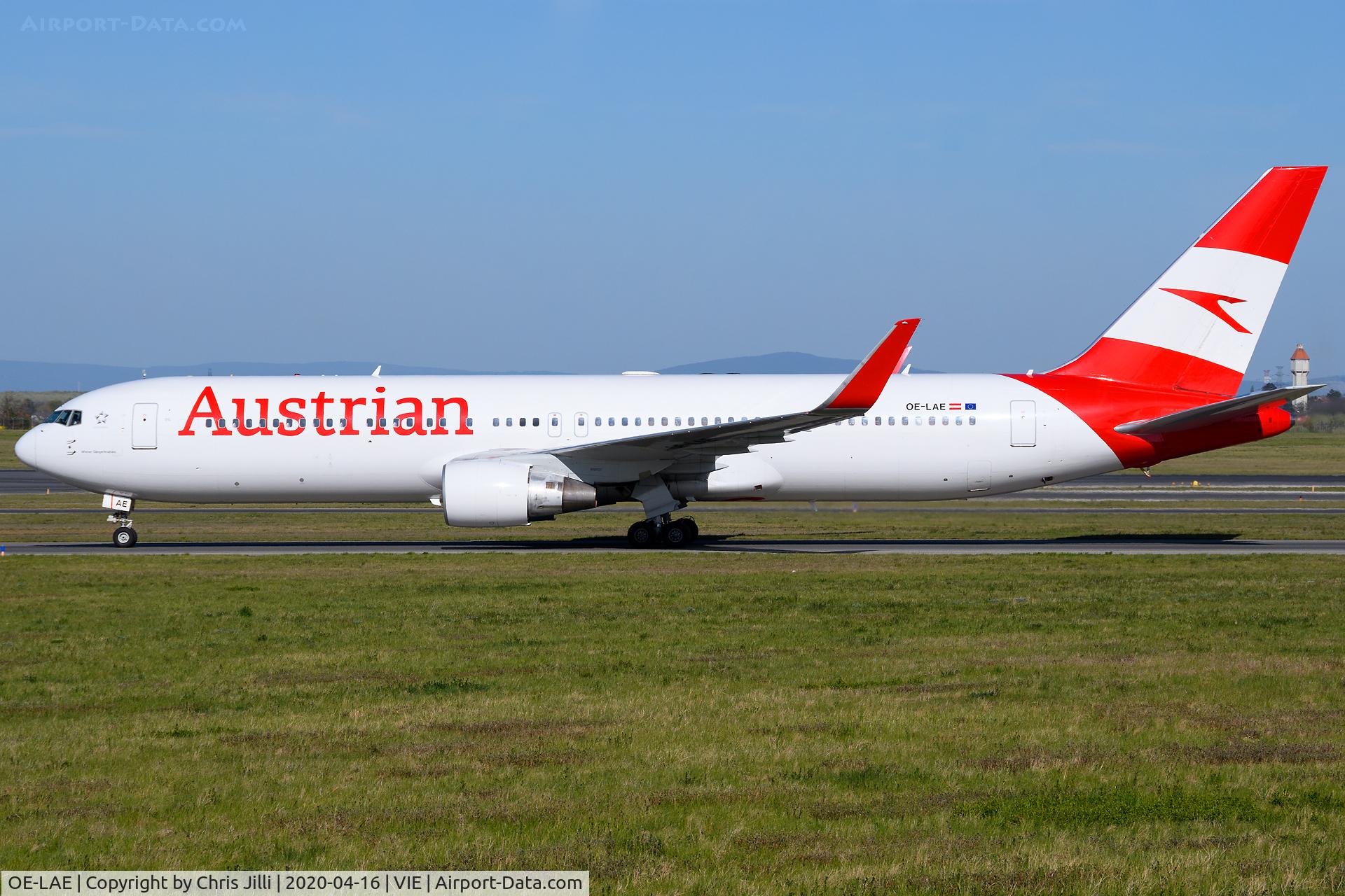 OE-LAE, 2000 Boeing 767-3Z9/ER C/N 30383, Austrian Airlines