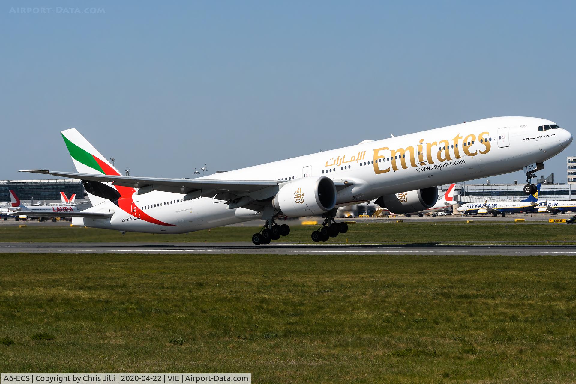 A6-ECS, 2009 Boeing 777-31H/ER C/N 38980, Emirates