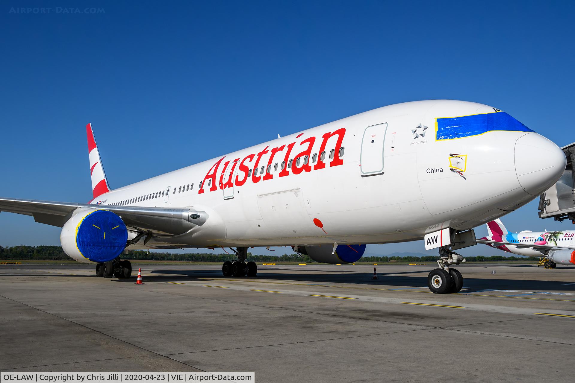 OE-LAW, 1992 Boeing 767-3Z9/ER C/N 26417, Austrian Airlines