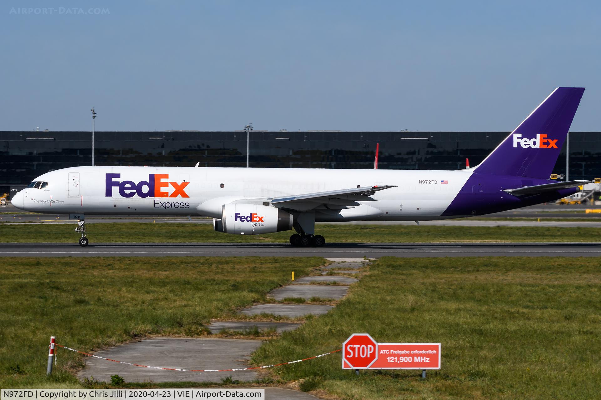 N972FD, 1998 Boeing 757-28A C/N 28203, FedEx Express