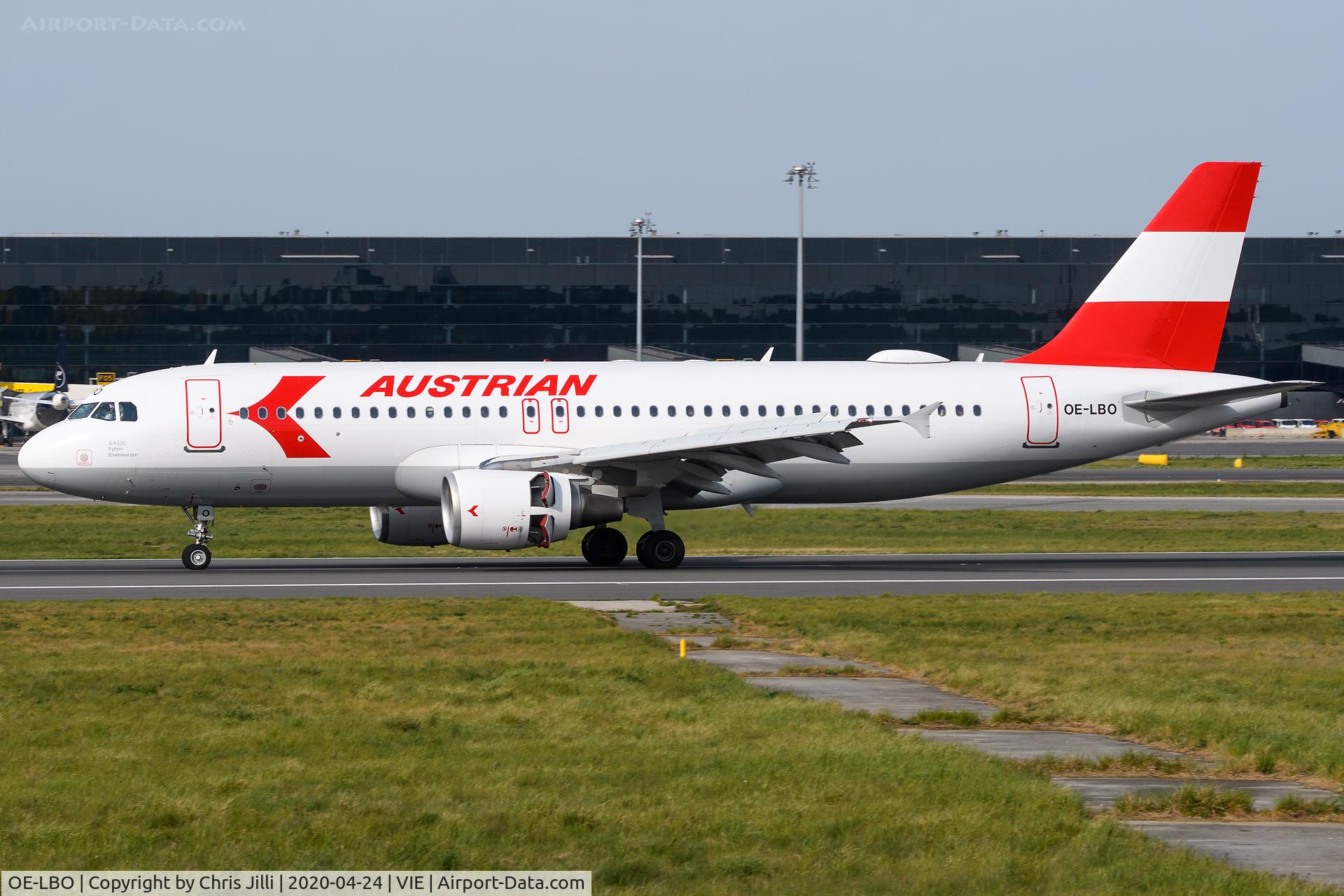 OE-LBO, 1998 Airbus A320-214 C/N 776, Austrian Airlines