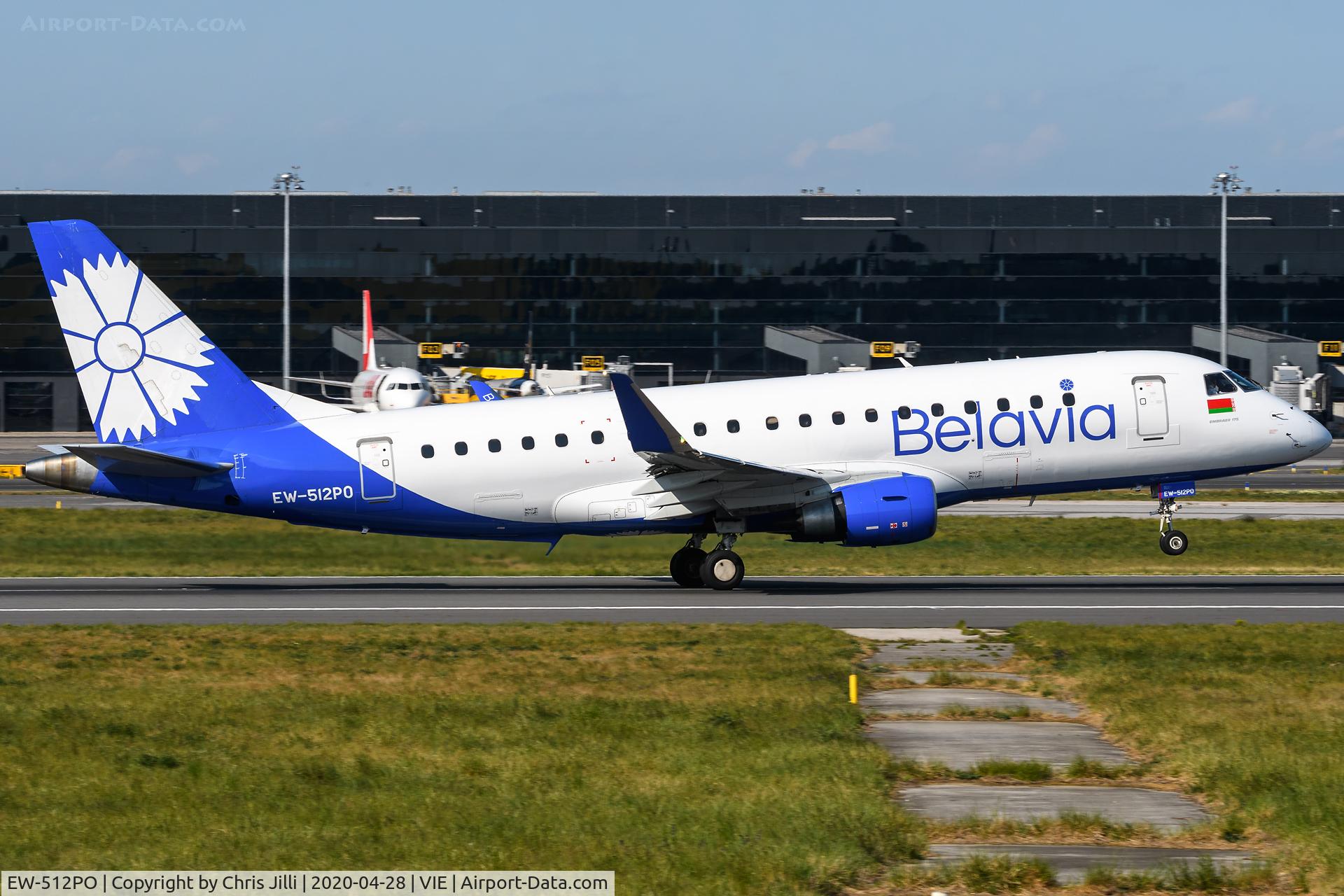 EW-512PO, 2018 Embraer 175LR (ERJ-170-200LR) C/N 17000721, Belavia