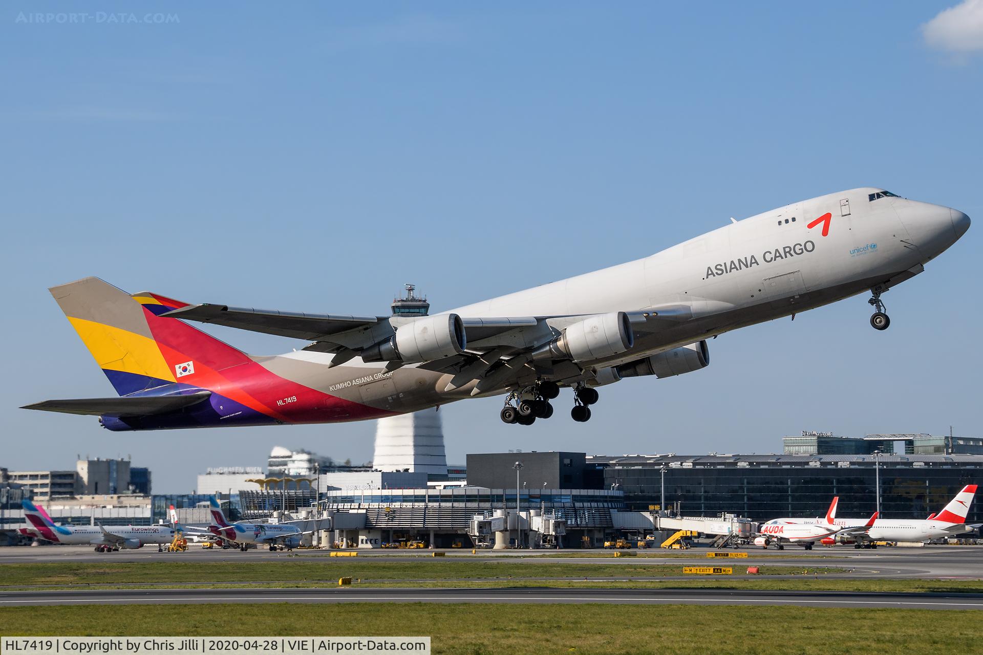 HL7419, 1994 Boeing 747-48EF (SCD) C/N 25781, Asiana Cargo