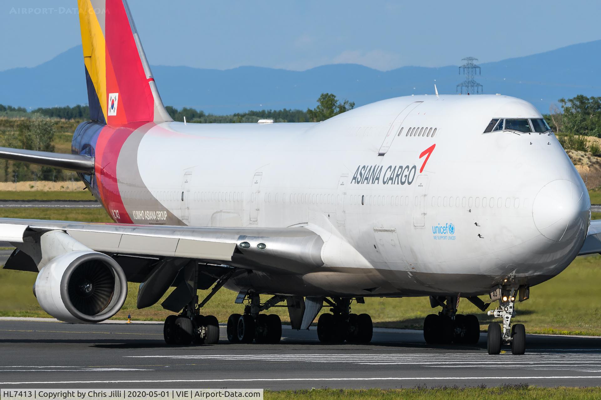 HL7413, 1991 Boeing 747-48ESF C/N 25405, Asiana Cargo