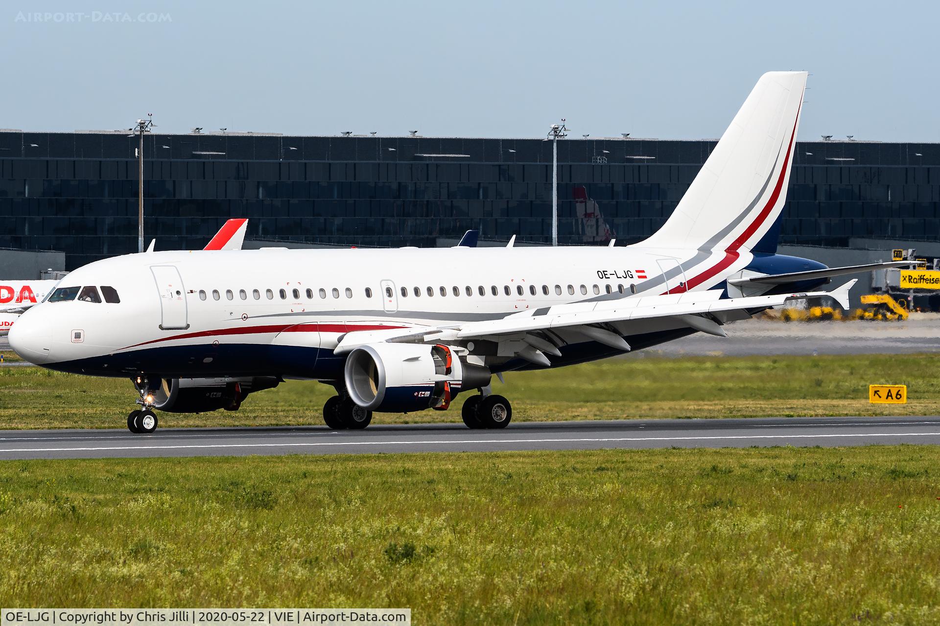 OE-LJG, 2010 Airbus ACJ319 (A319-115/CJ) C/N 4353, MJet