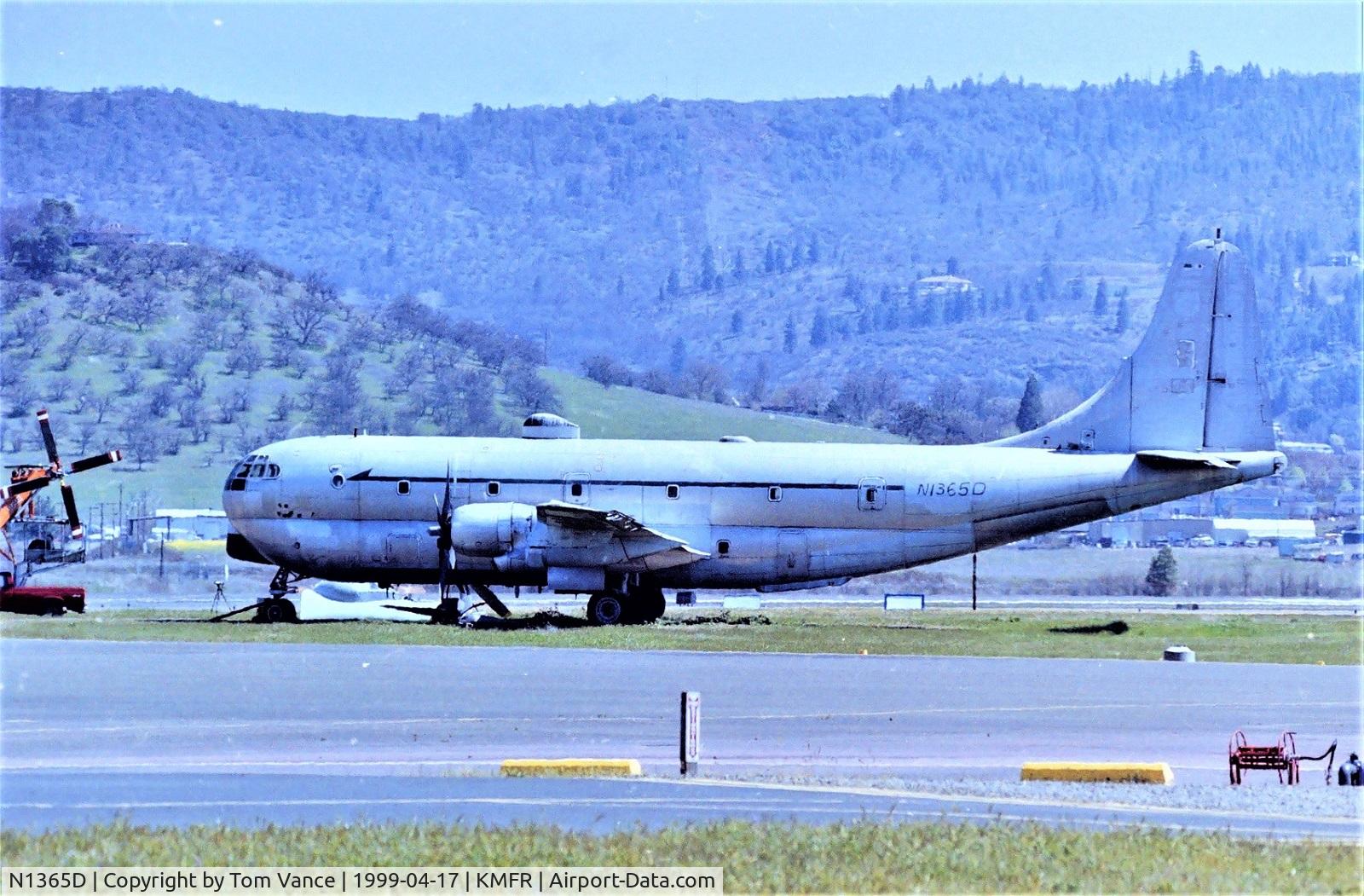 N1365D, 1952 Boeing KC-97L Stratofreighter C/N 16589, at Medford OR