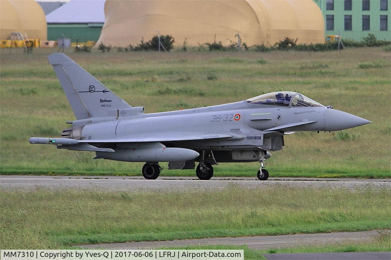 MM7310, Eurofighter EF-2000 Typhoon S C/N IS042, Eurofighter EF-2000 Typhoon S, Taxiing to flight line, Landivisiau Naval Air Base (LFRJ) Tiger Meet 2017