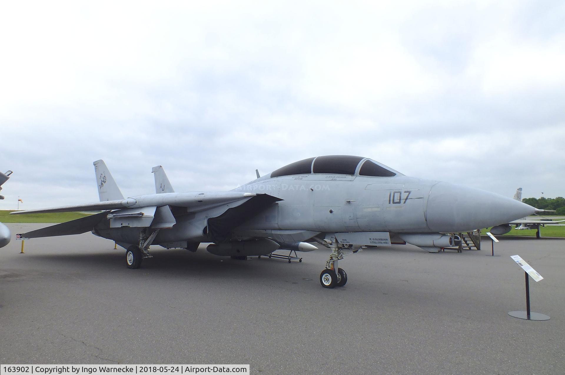 163902, Grumman F-14D Tomcat C/N 612/D-17, Grumman F-14D Tomcat at the Hickory Aviation Museum, Hickory NC