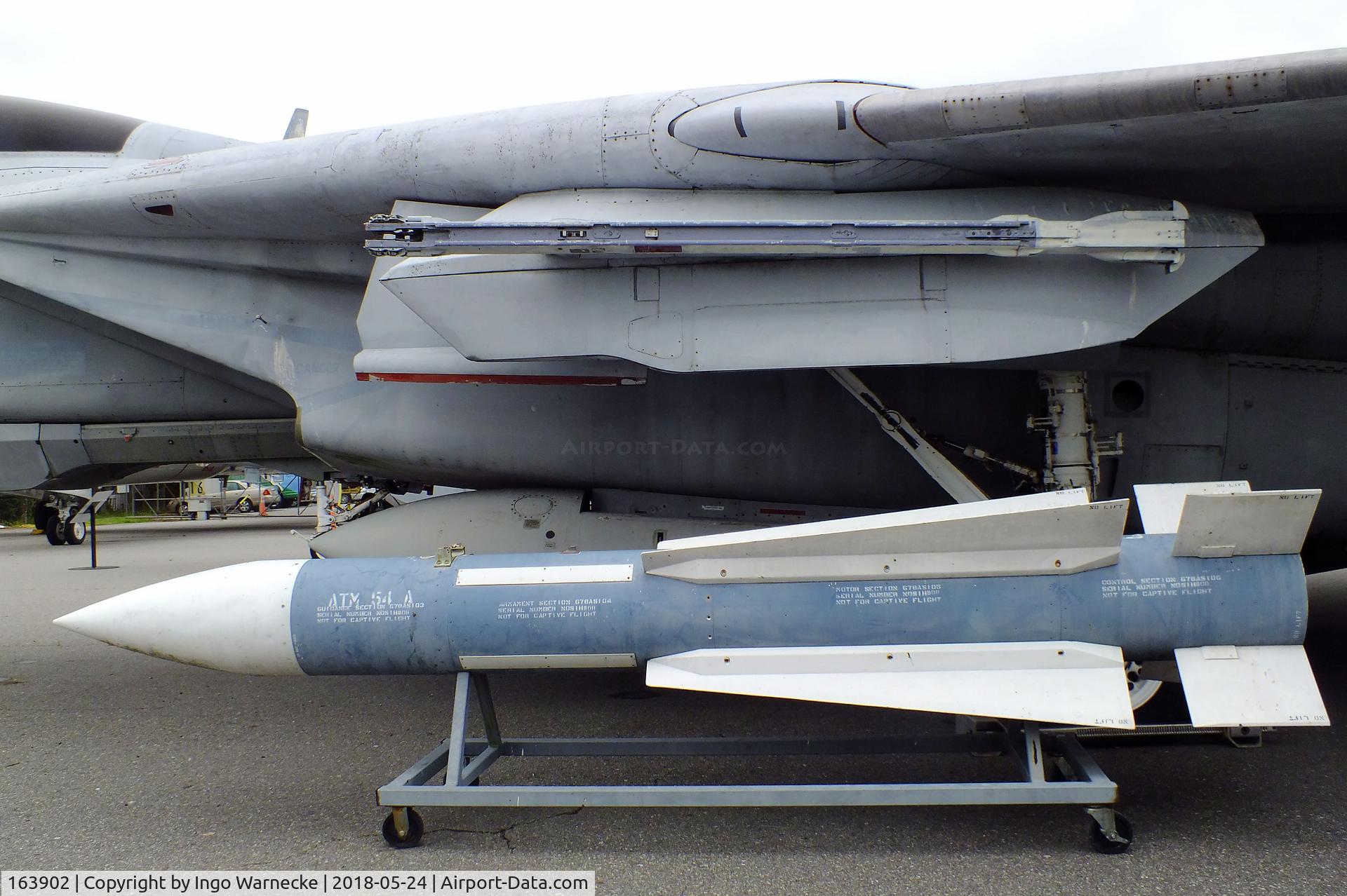 163902, Grumman F-14D Tomcat C/N 612/D-17, Grumman F-14D Tomcat at the Hickory Aviation Museum, Hickory NC