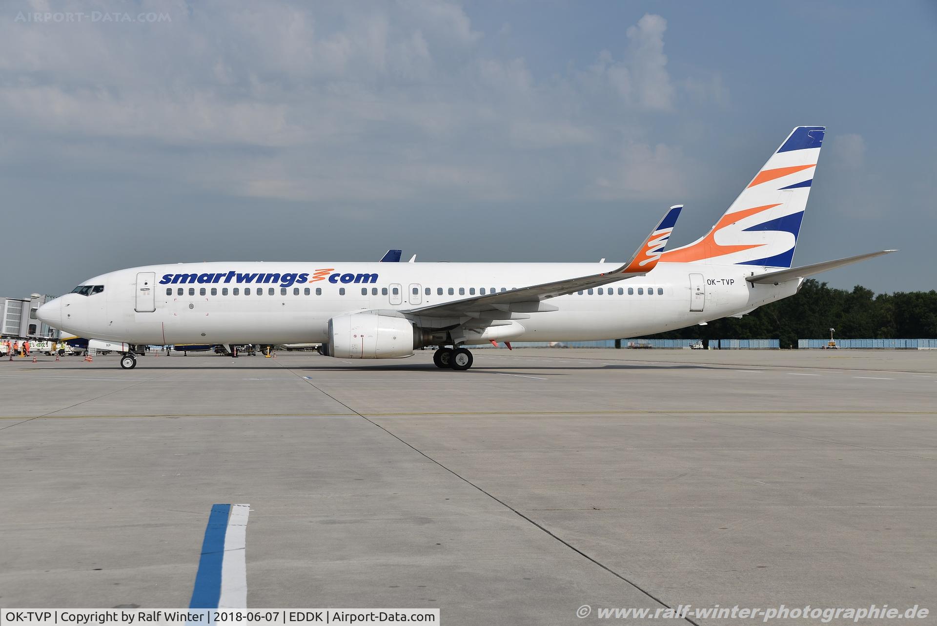 OK-TVP, 2002 Boeing 737-8K5 C/N 32907, Boeing 737-8K5(W) - QS TVS Smartwings - 32907 - OK-TVP - 07.06.2018 - CGN