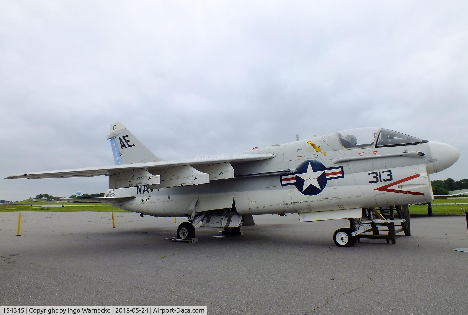 154345, LTV A-7A Corsair II C/N A-184, LTV A-7A Corsair II at the Hickory Aviation Museum, Hickory NC