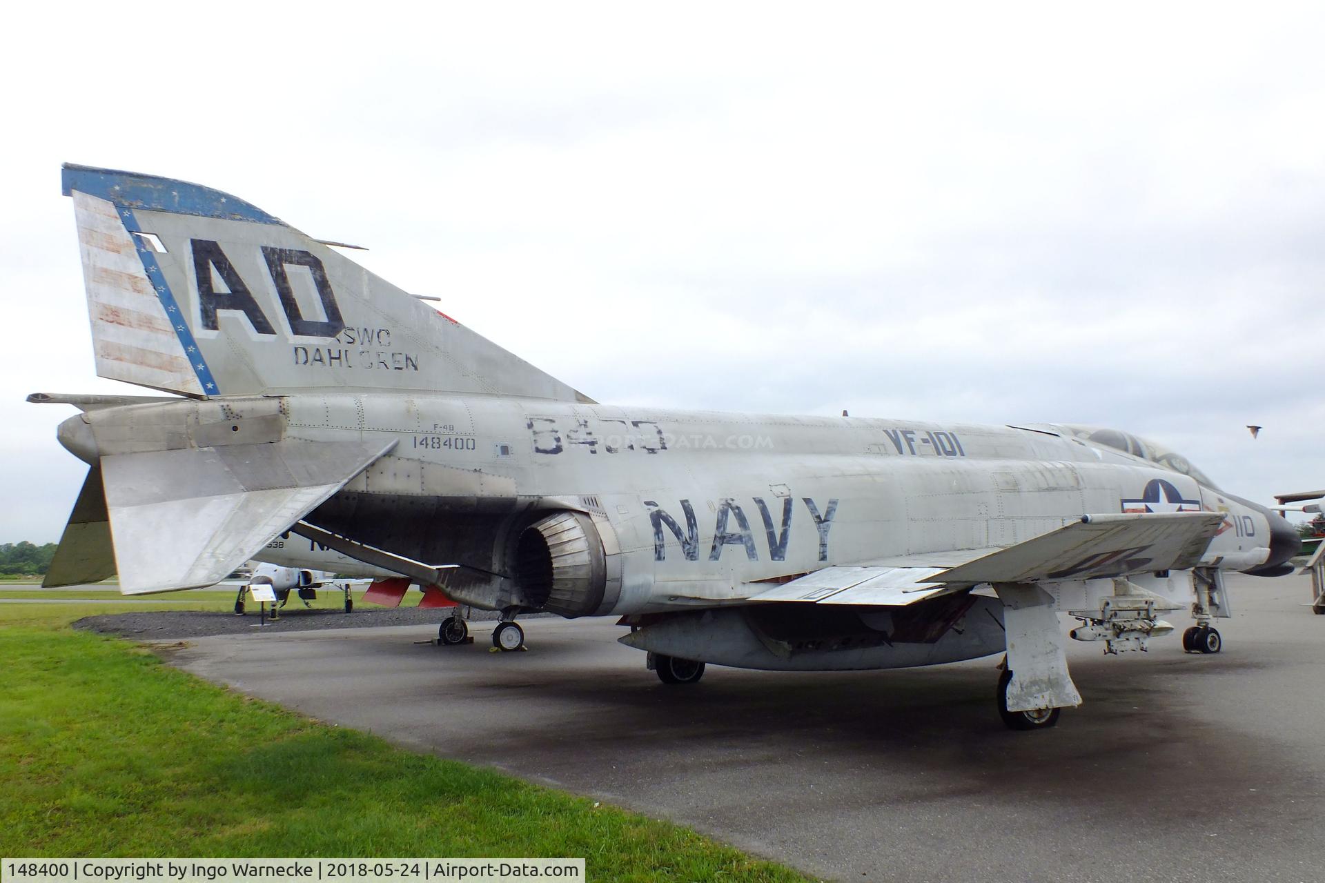 148400, McDonnell F-4B Phantom II C/N 85, McDonnell F-4B Phantom II at the Hickory Aviation Museum, Hickory NC