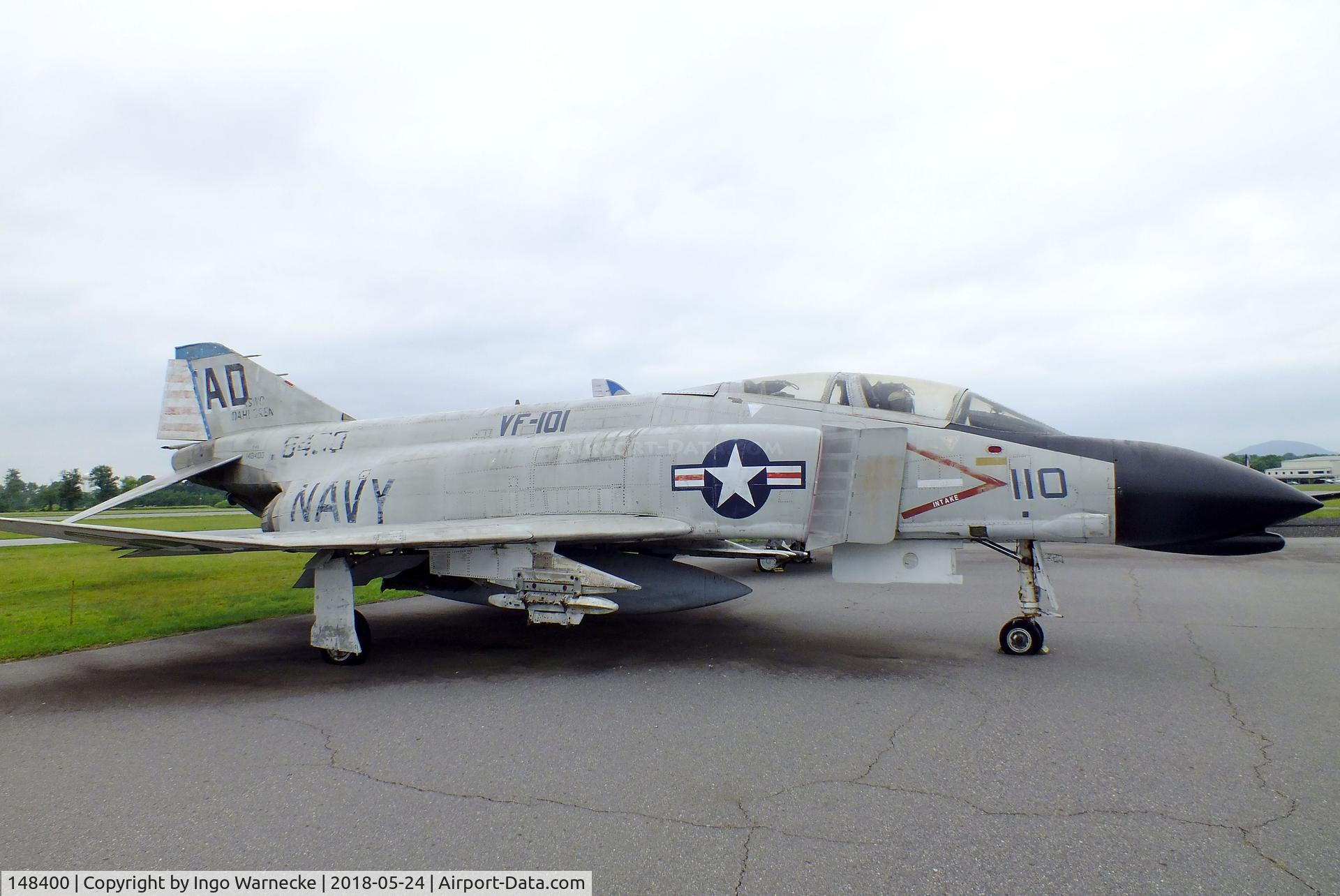 148400, McDonnell F-4B Phantom II C/N 85, McDonnell F-4B Phantom II at the Hickory Aviation Museum, Hickory NC