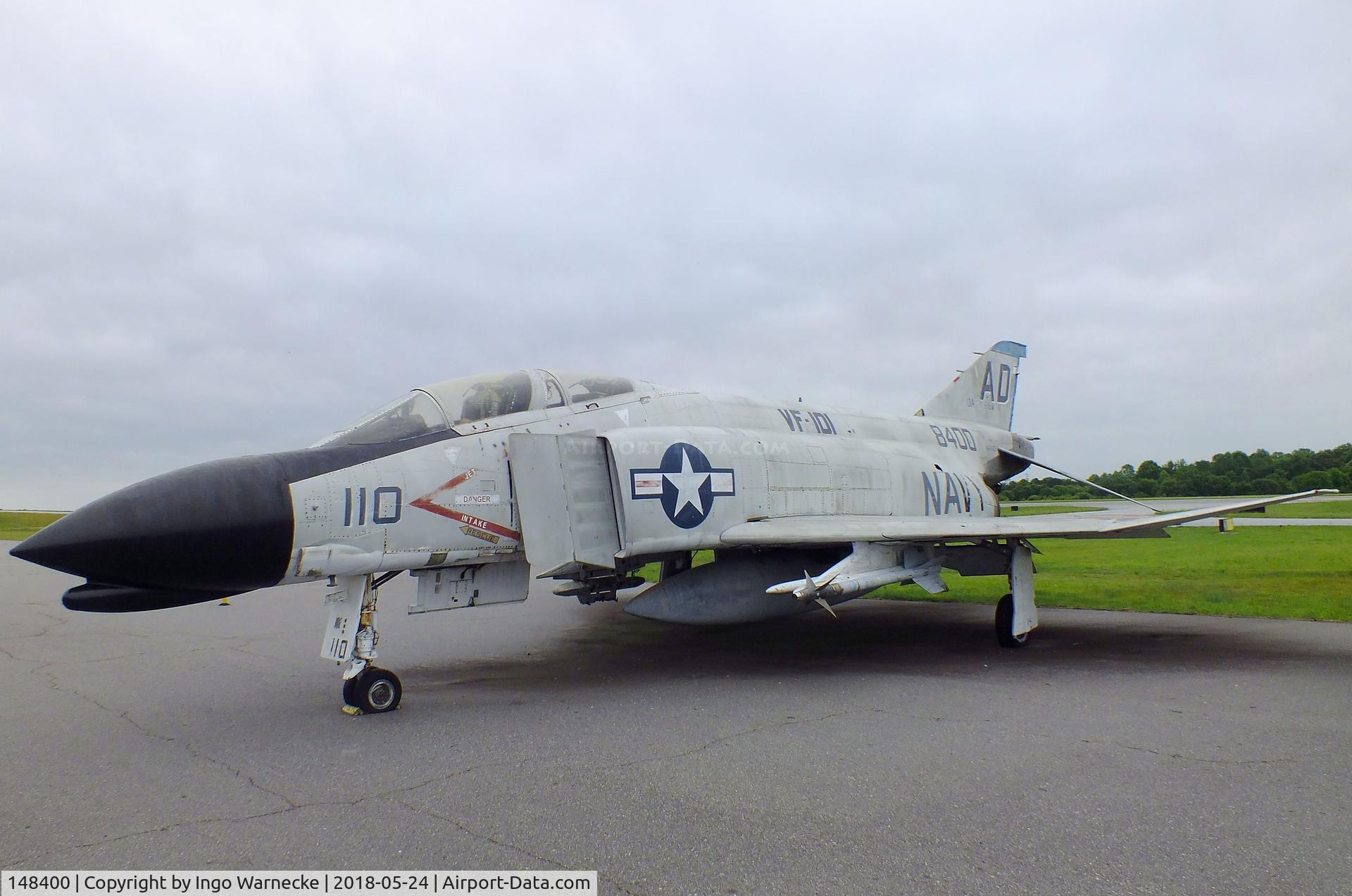 148400, McDonnell F-4B Phantom II C/N 85, McDonnell F-4B Phantom II at the Hickory Aviation Museum, Hickory NC
