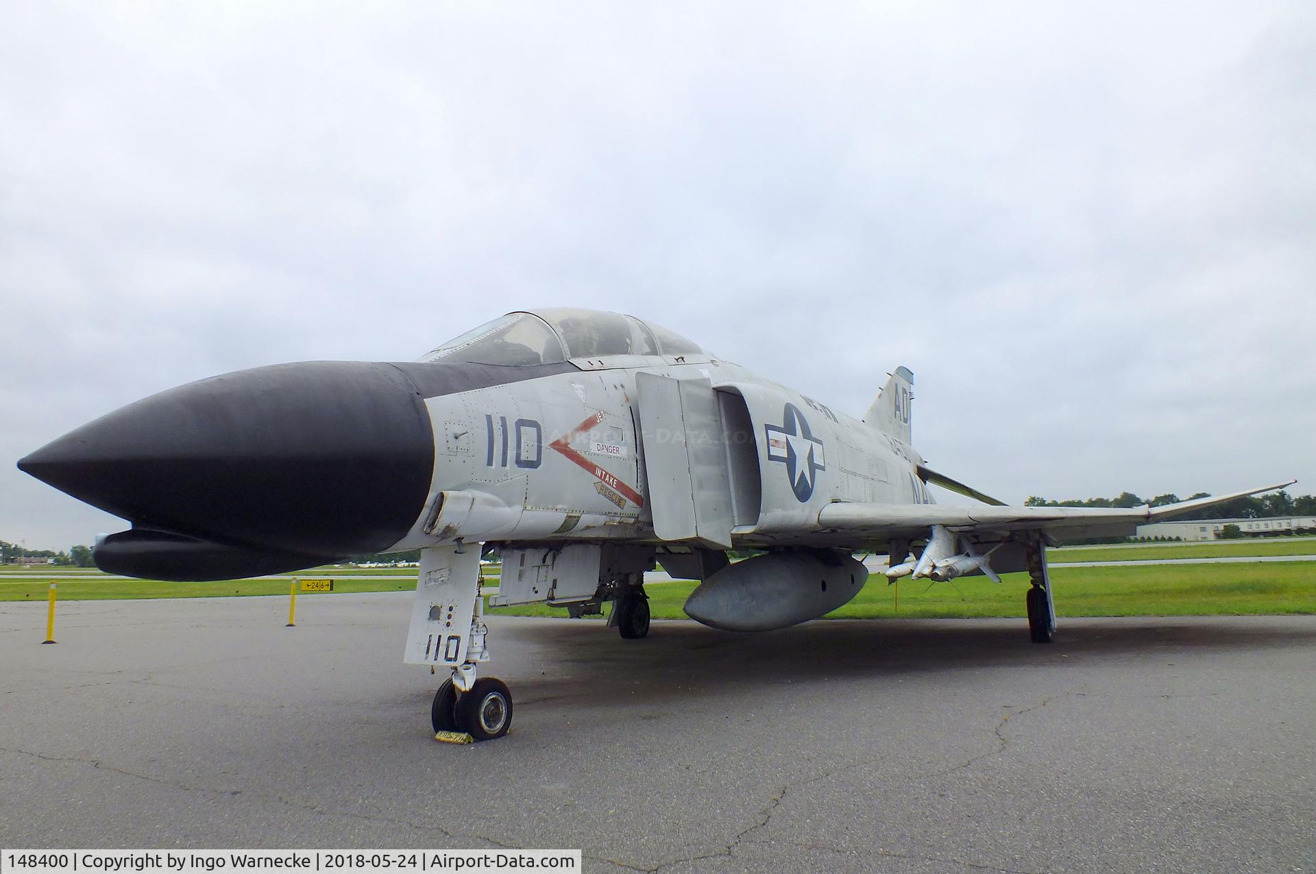 148400, McDonnell F-4B Phantom II C/N 85, McDonnell F-4B Phantom II at the Hickory Aviation Museum, Hickory NC
