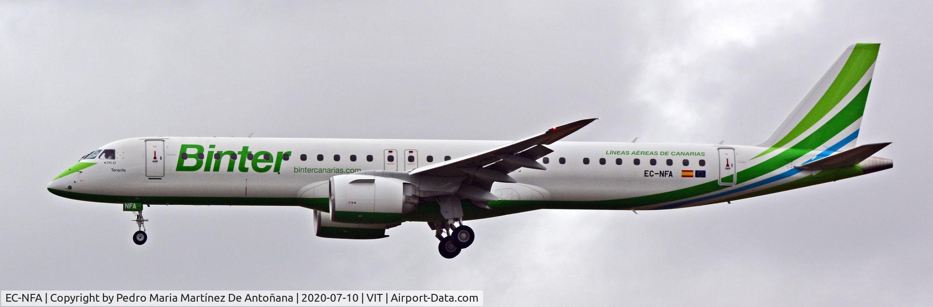 EC-NFA, 2019 Embraer E195-E2 (ERJ-190-400STD) C/N 19020024, Aeropuerto de Foronda - Vitoria-Gasteiz - Euskadi - España