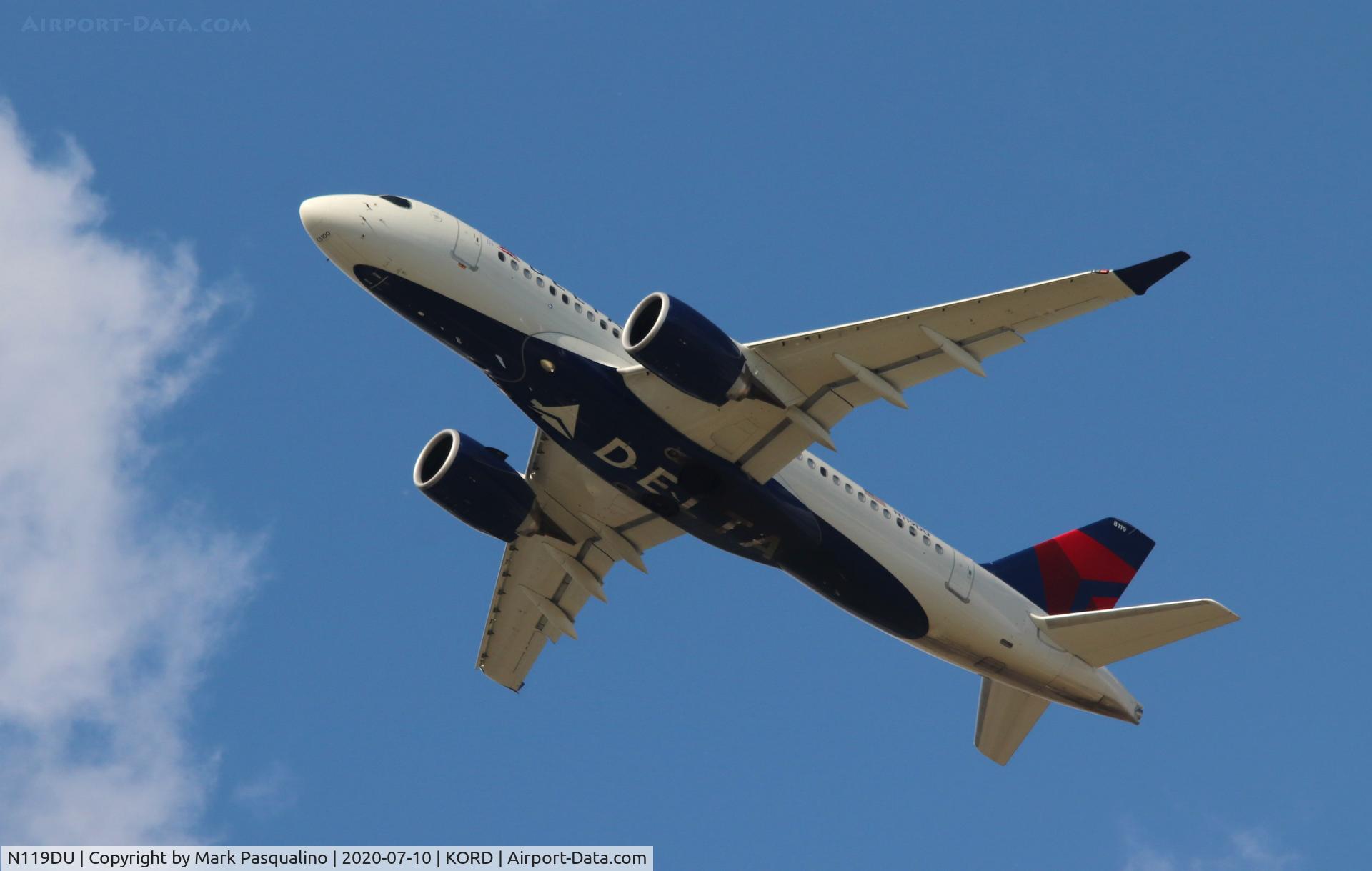 N119DU, 2019 Airbus A220-100 C/N 50038, Airbus A220-100