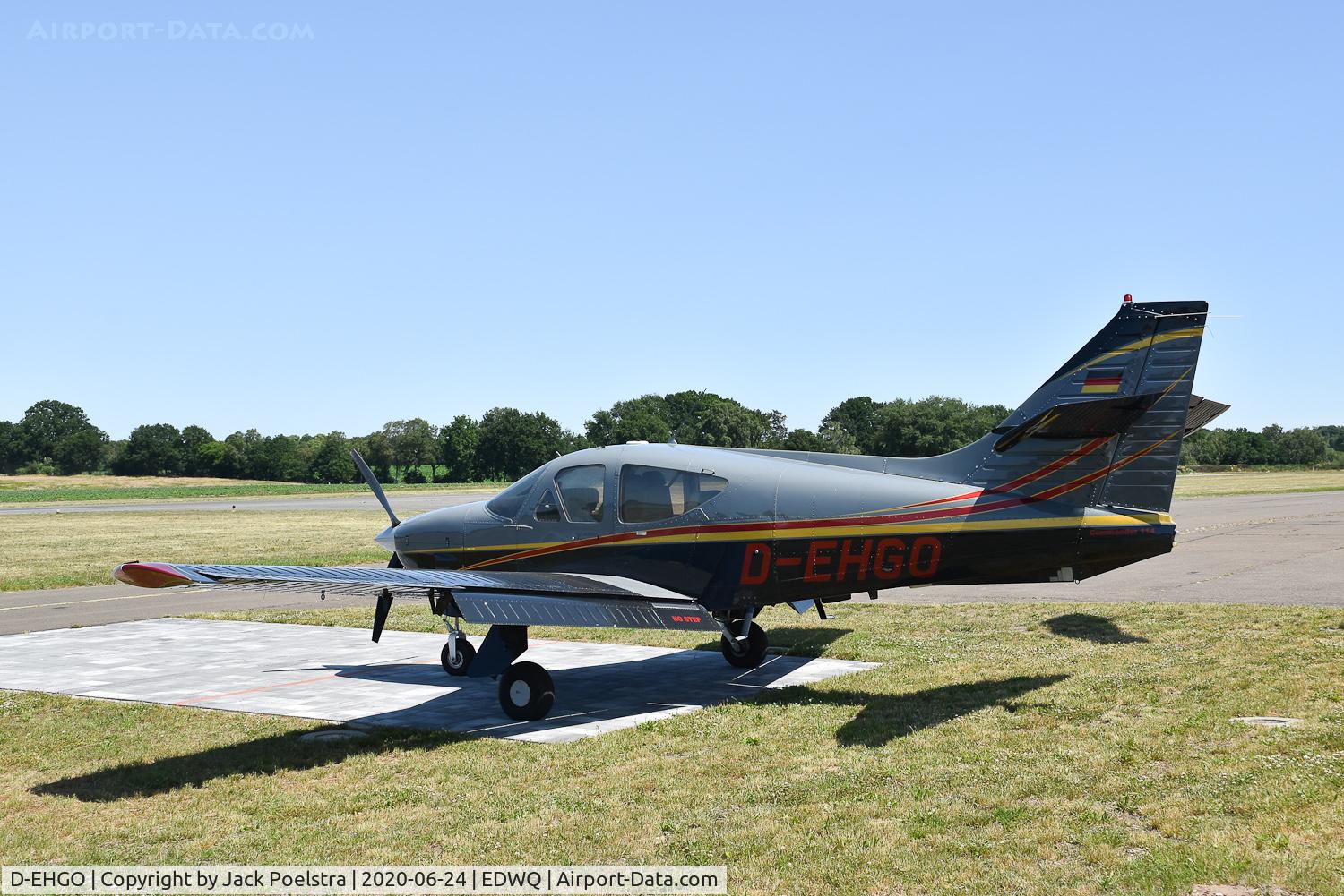 D-EHGO, Rockwell Commander 114 C/N 14389, D-EHGO at Ganderkesee airport