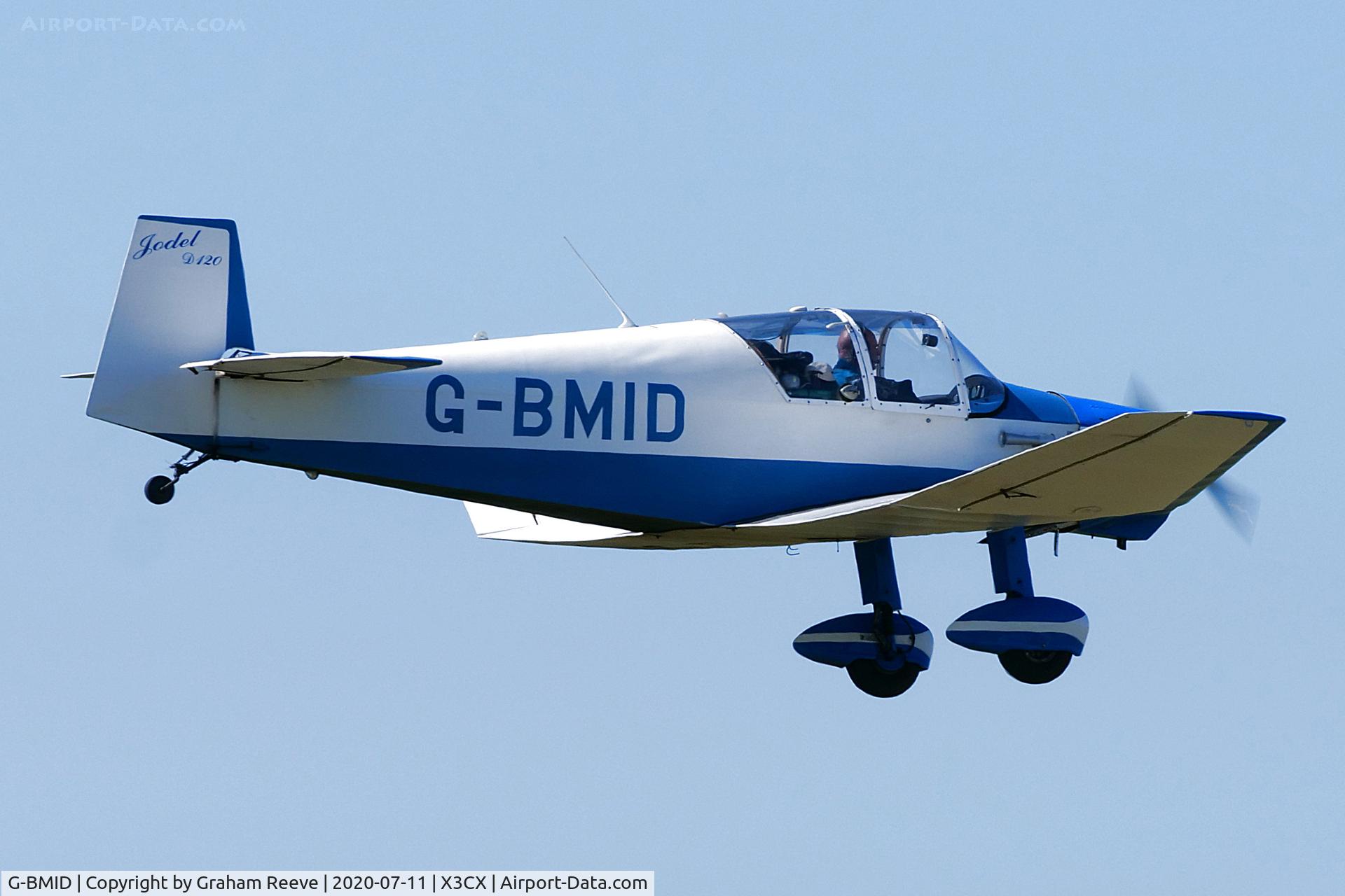 G-BMID, 1964 Jodel (Wassmer) D-120 Paris-Nice C/N 259, Landing at Northrepps.