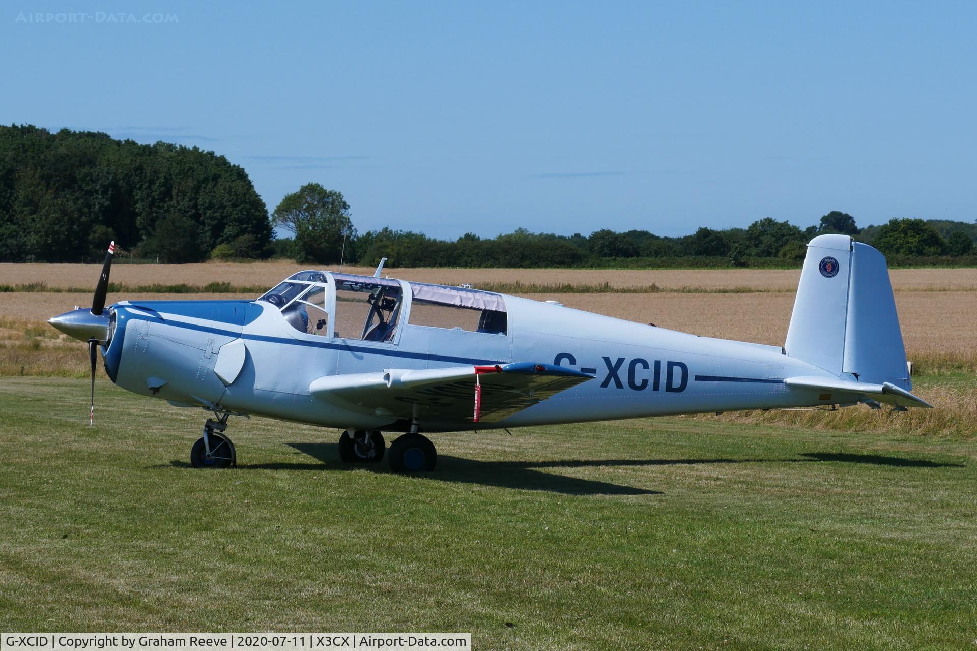 G-XCID, 1962 Saab 91D Safir C/N 91-441, Parked at Northrepps.