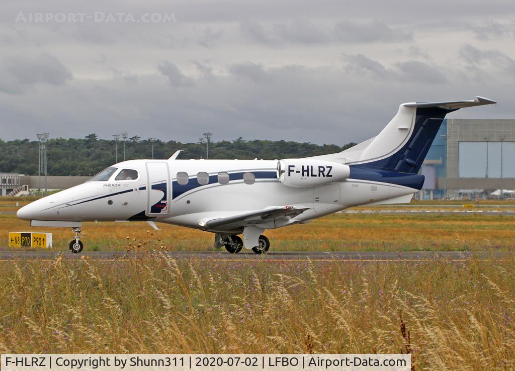 F-HLRZ, 2010 Embraer EMB-500 Phenom 100 C/N 50000165, Taxiing to the General Aviation area...