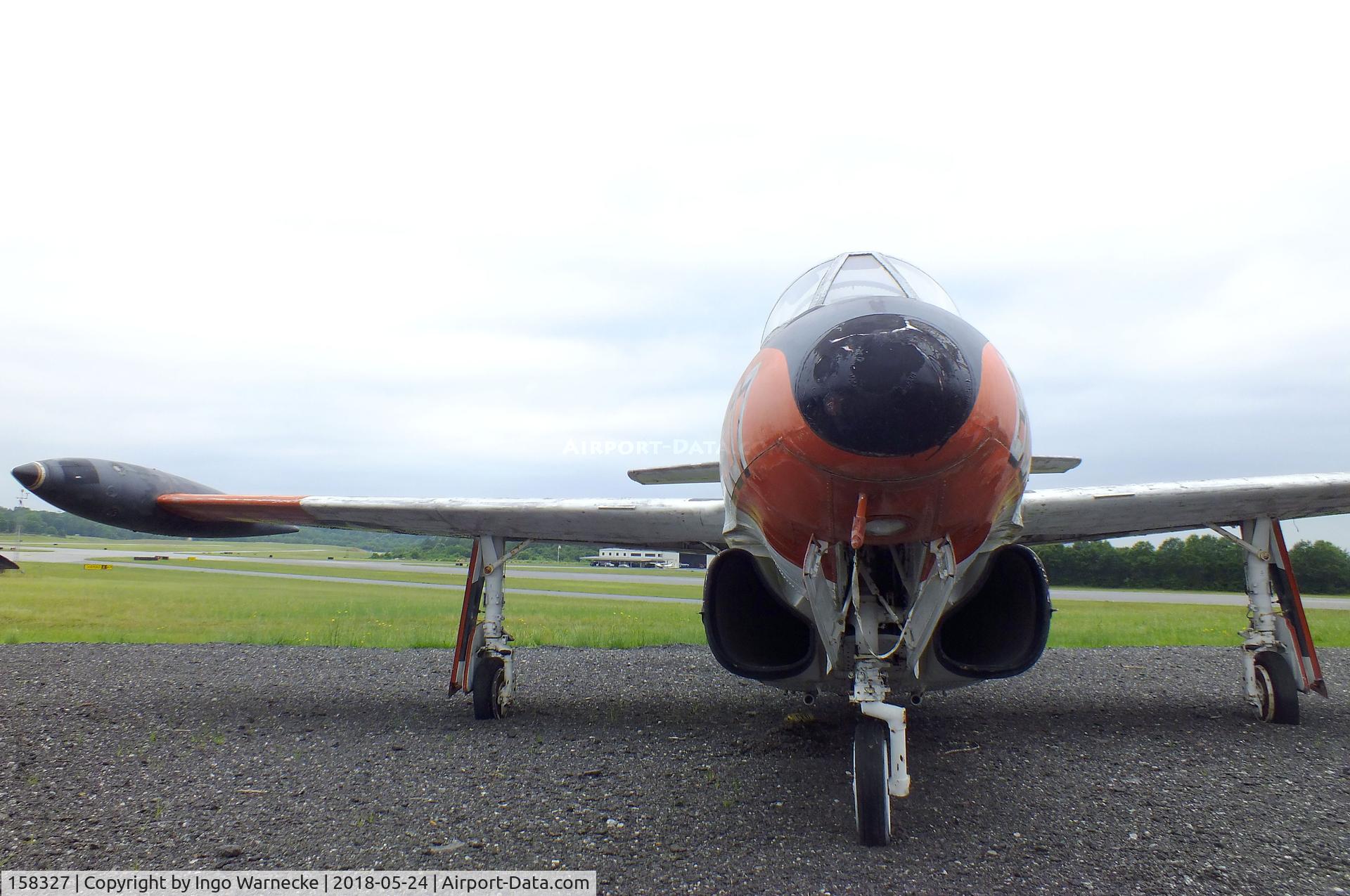 158327, Rockwell T-2C Buckeye C/N 340-18, North American T-2C Buckeye at the Hickory Aviation Museum, Hickory NC