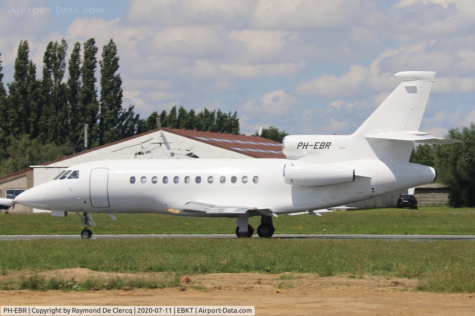 PH-EBR, 1987 Dassault Falcon 900 C/N 30, PH-EBR of Exxaero Int. at Wevelgem.