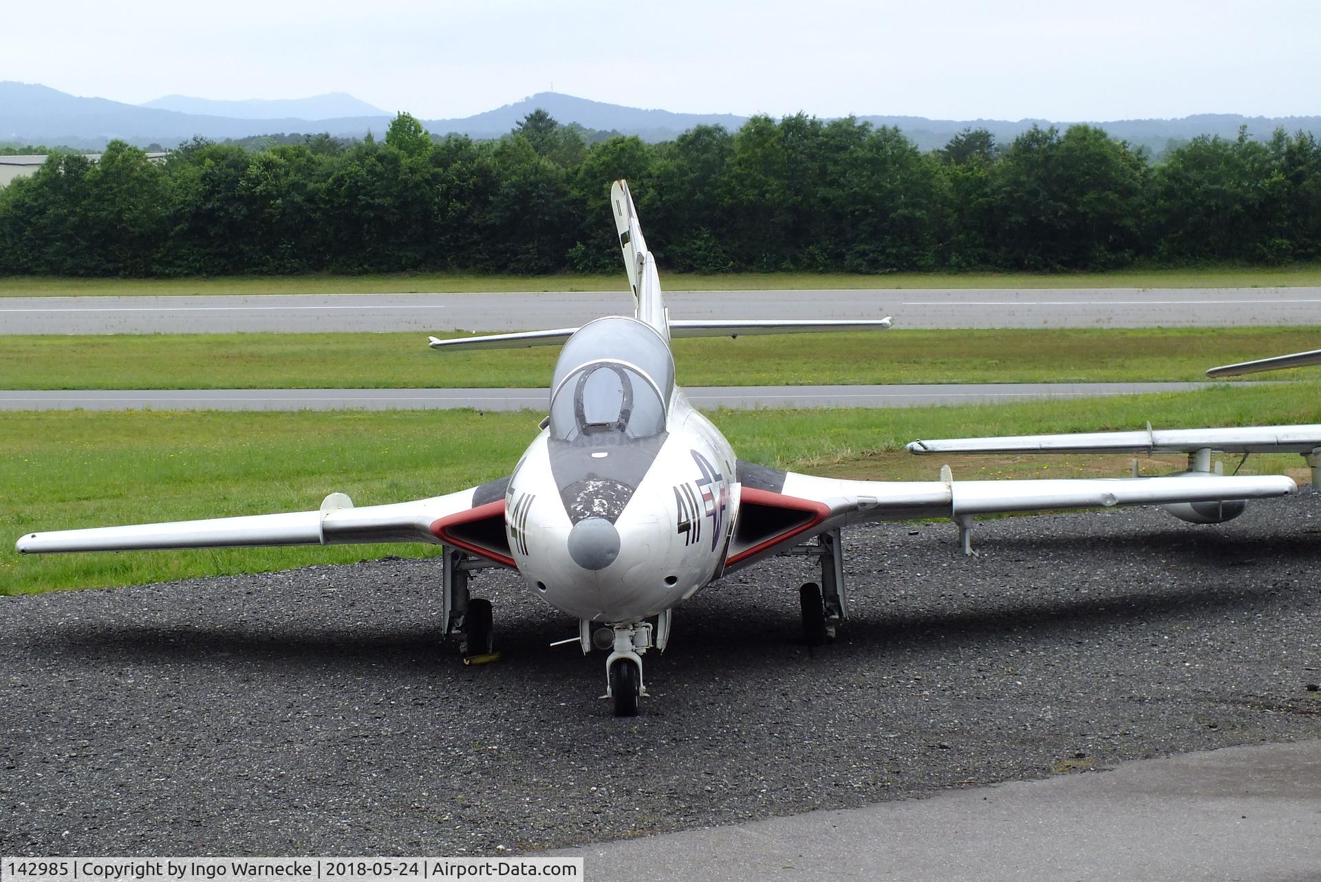 142985, 1962 Grumman TF-9J Cougar C/N 367, Grumman TF-9J (F9F-8T) Cougar at the Hickory Aviation Museum, Hickory NC