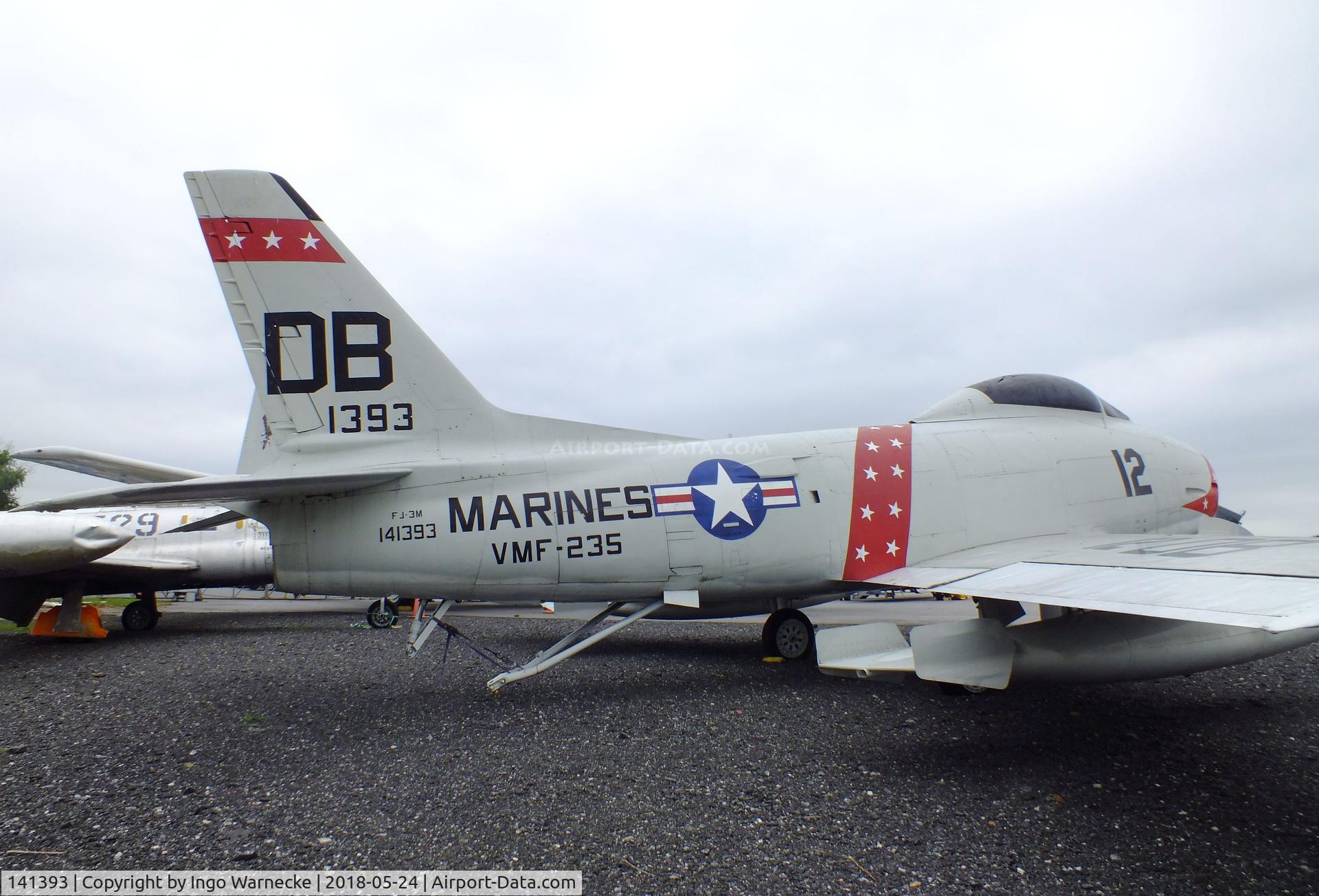141393, North American MF-1C Fury C/N 215-99, North American FJ-3M / MF-1C Fury at the Hickory Aviation Museum, Hickory NC