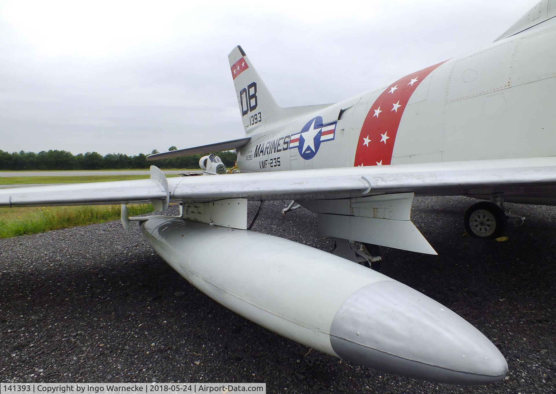 141393, North American MF-1C Fury C/N 215-99, North American FJ-3M / MF-1C Fury at the Hickory Aviation Museum, Hickory NC
