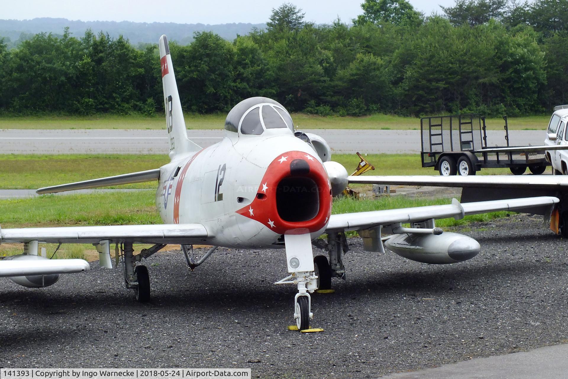 141393, North American MF-1C Fury C/N 215-99, North American FJ-3M / MF-1C Fury at the Hickory Aviation Museum, Hickory NC