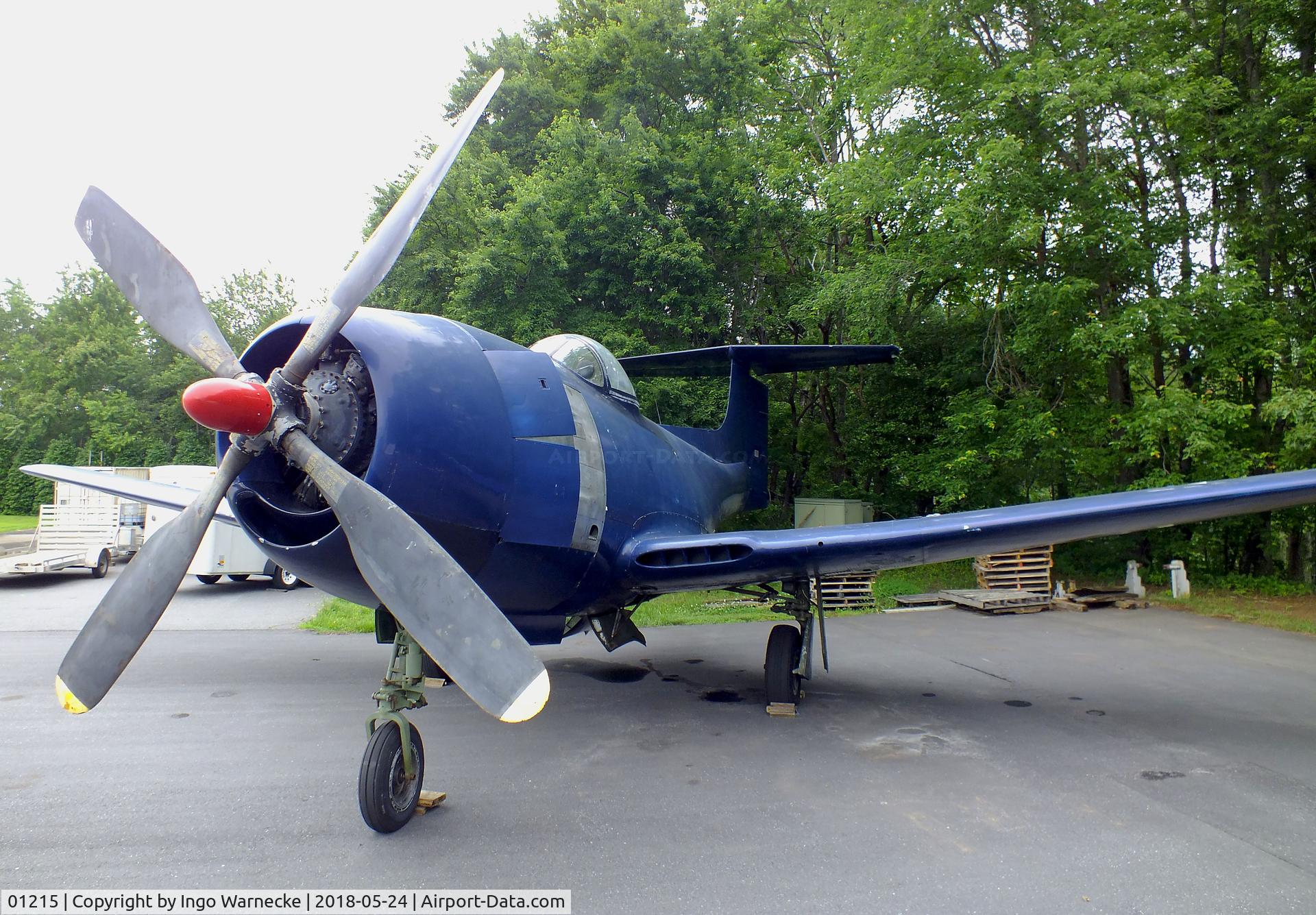 01215, 1945 Curtiss Wright XF15C-1 C/N 002, Curtiss-Wright XF15C-1 being restored at the Hickory Aviation Museum, Hickory NC