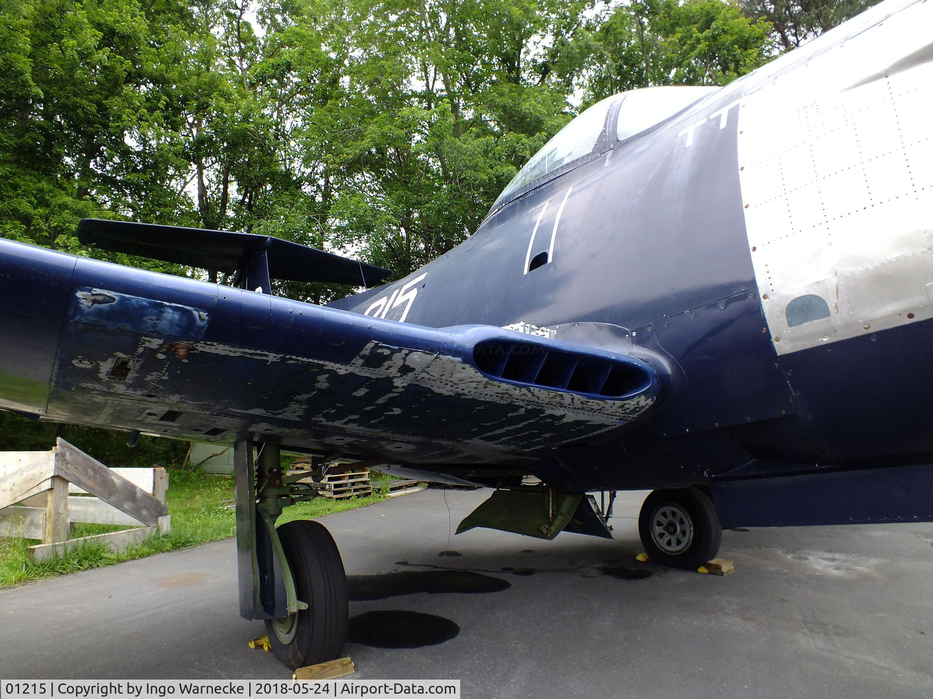 01215, 1945 Curtiss Wright XF15C-1 C/N 002, Curtiss-Wright XF15C-1 being restored at the Hickory Aviation Museum, Hickory NC