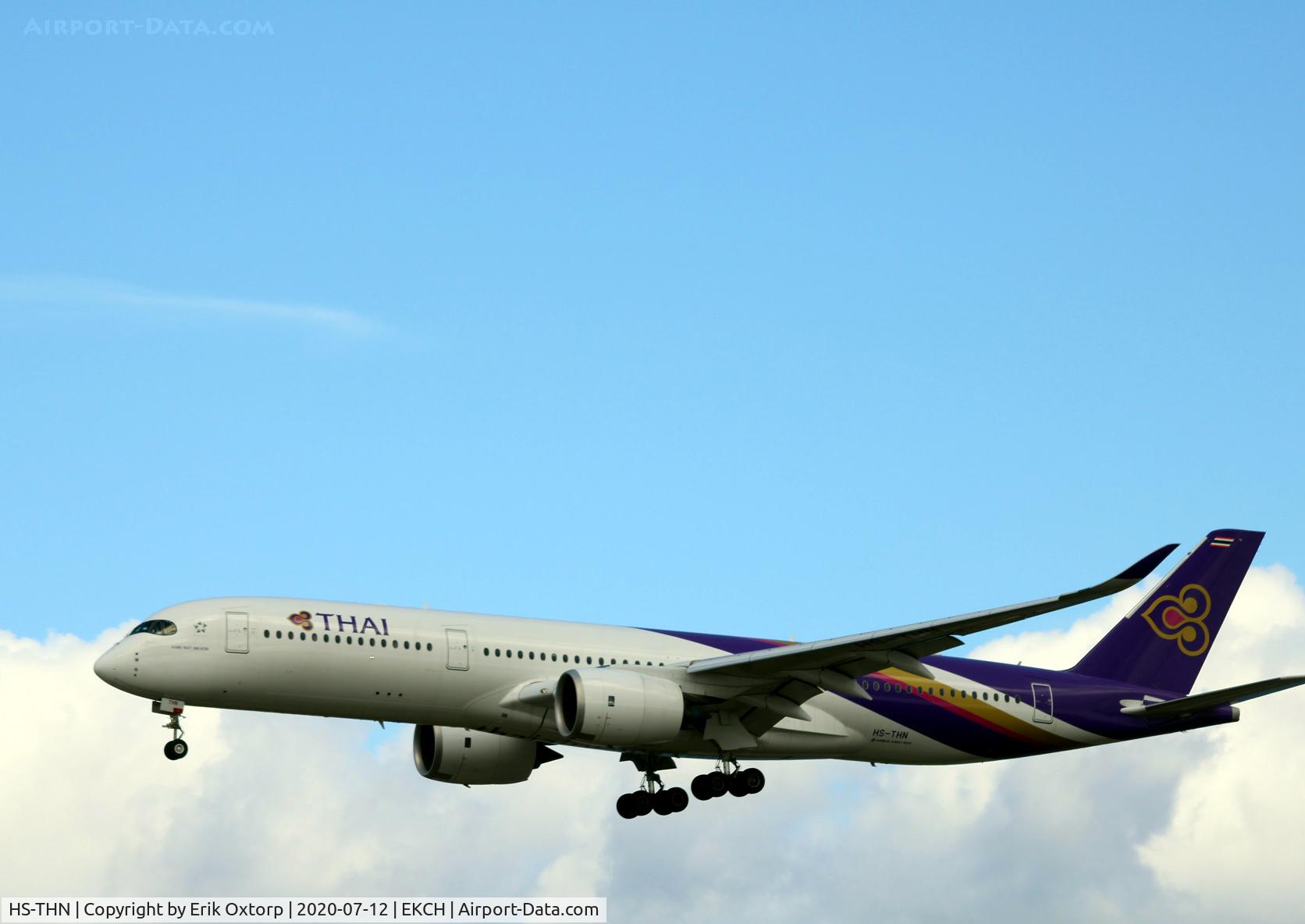 HS-THN, 2018 Airbus A350-941 C/N 0201, HS-THN landing rw 22L