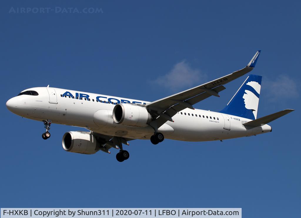 F-HXKB, 2019 Airbus A320-252N C/N 9348, Landing rwy 32L