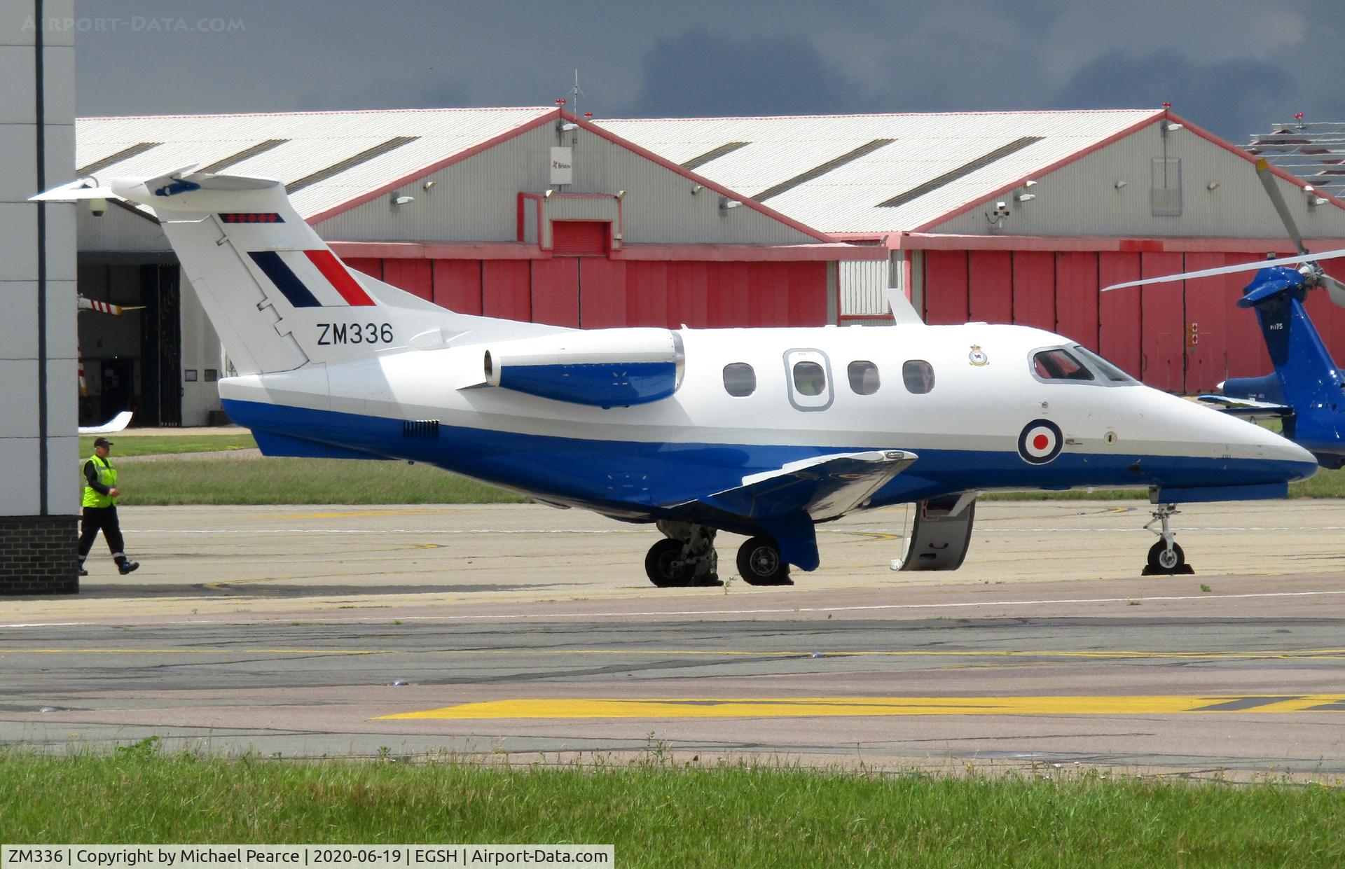 ZM336, Embraer EMB-500 Phenom C/N 50000384, Parked at SaxonAir after going tech.