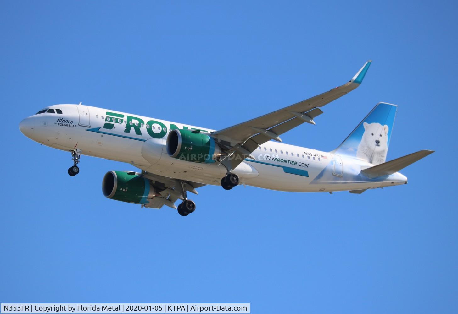 N353FR, 2019 Airbus A320-251N C/N 8977, TPA 2020