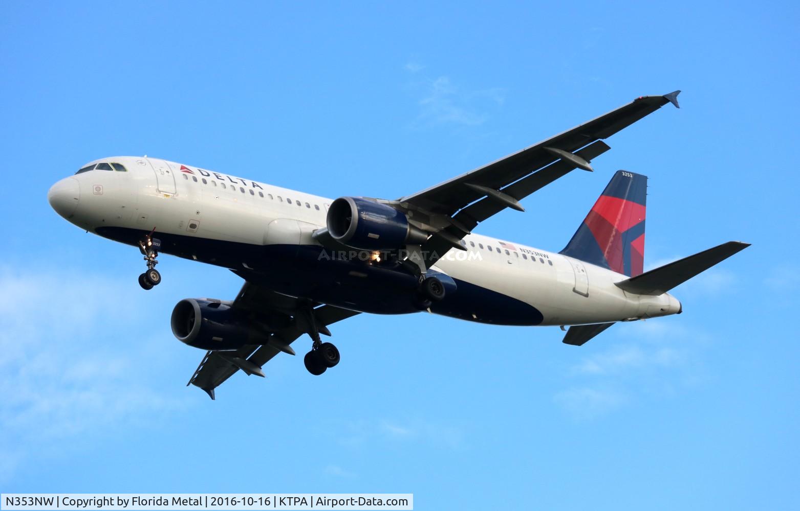 N353NW, 1998 Airbus A320-212 C/N 786, TPA 2016