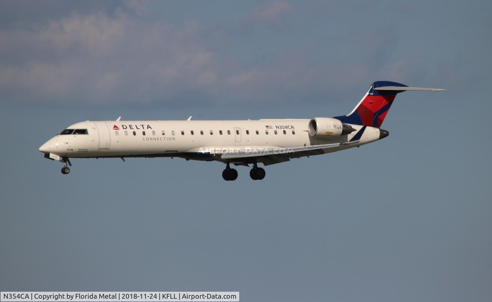 N354CA, 2002 Bombardier CRJ-701ER (CL-600-2C10) Regional Jet C/N 10064, FLL 2018