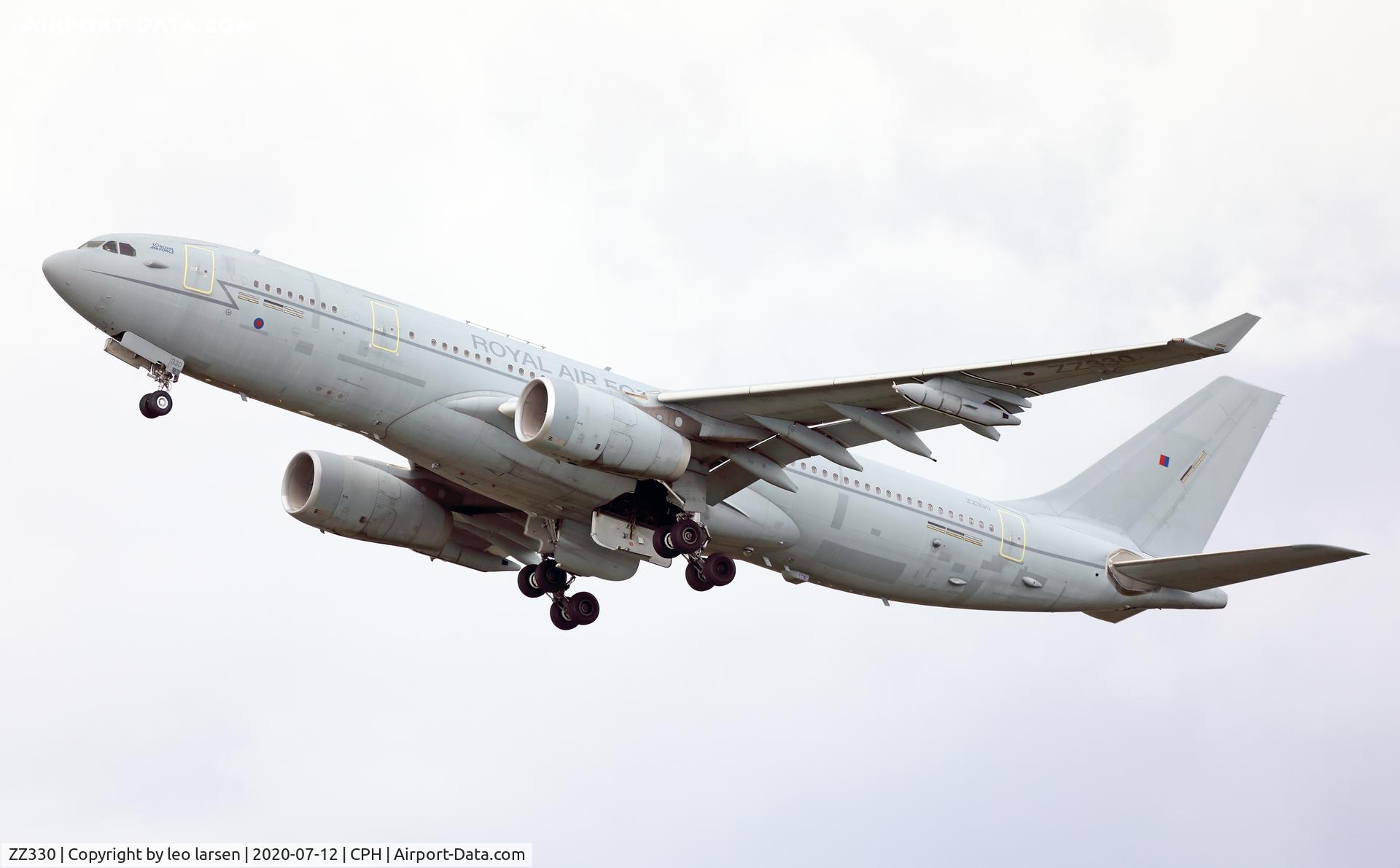 ZZ330, 2009 Airbus KC2 Voyager (A330-243MRTT) C/N 1046, Copenhagen 12.7.2020