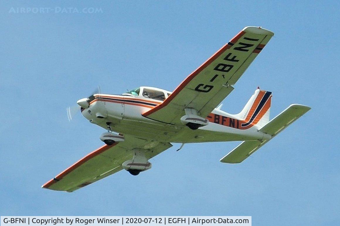 G-BFNI, 1977 Piper PA-28-161 Cherokee Warrior II C/N 28-7816215, Resident aircraft operated by Cambrian Flying Club.