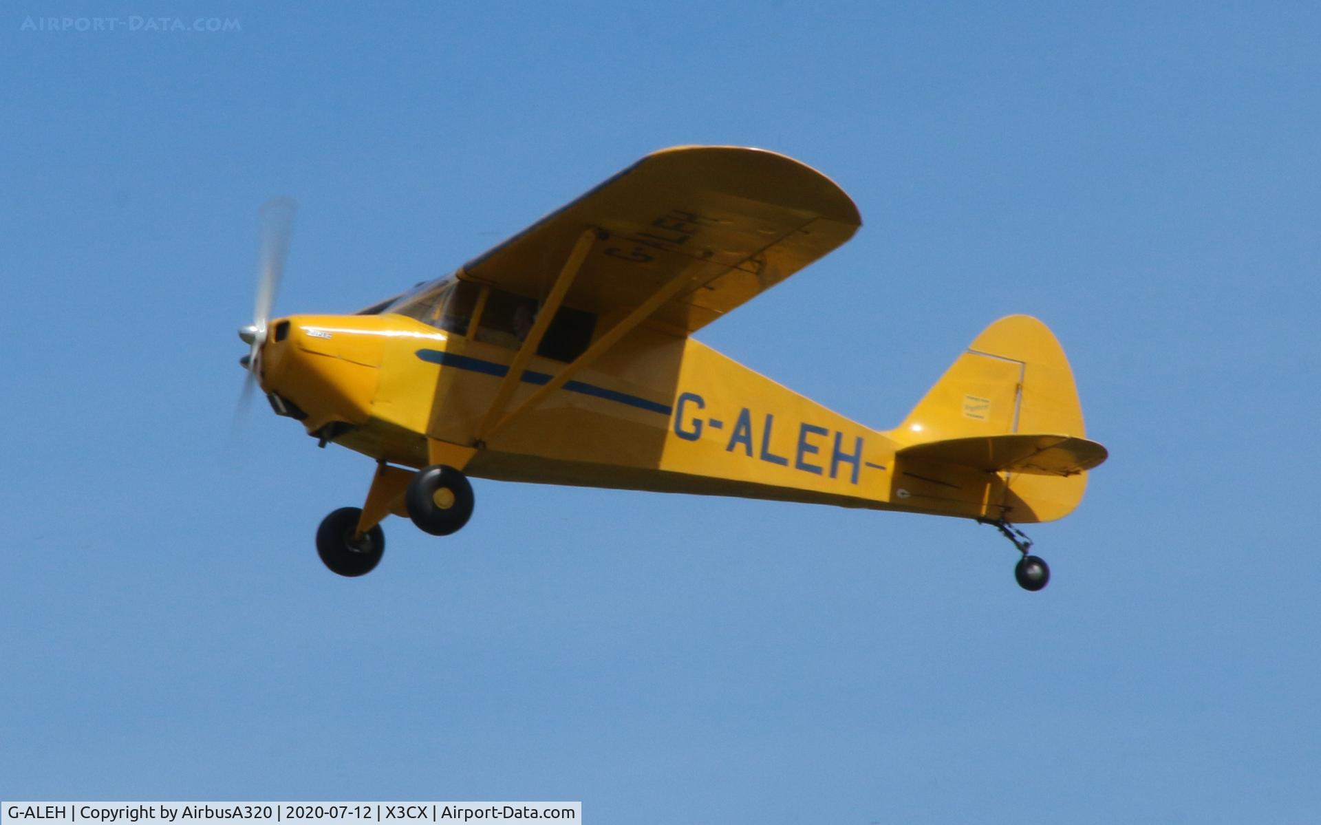 G-ALEH, 1948 Piper PA-17 Vagabond C/N 17-87, Departing Northreps