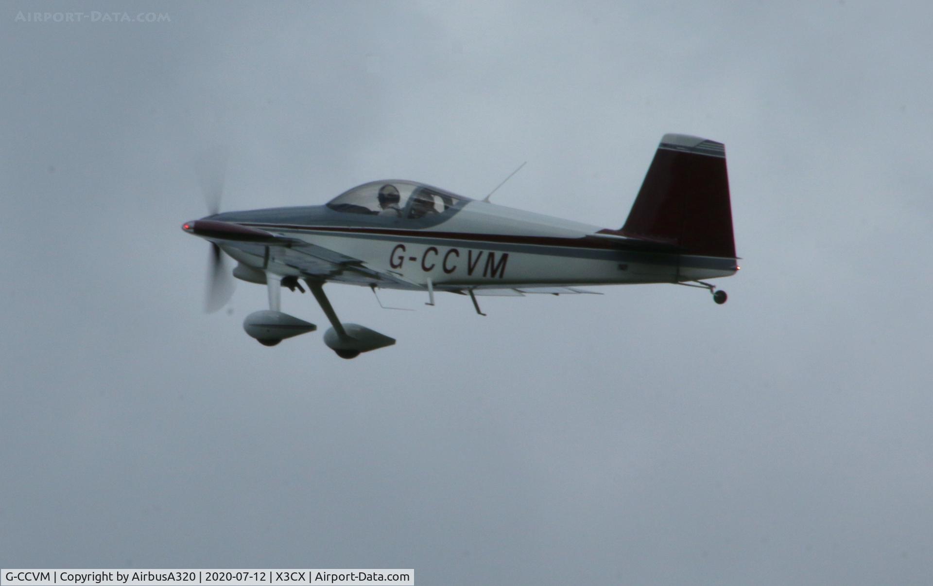 G-CCVM, 2006 Vans RV-7A C/N PFA 323-14213, Departing Northreps
