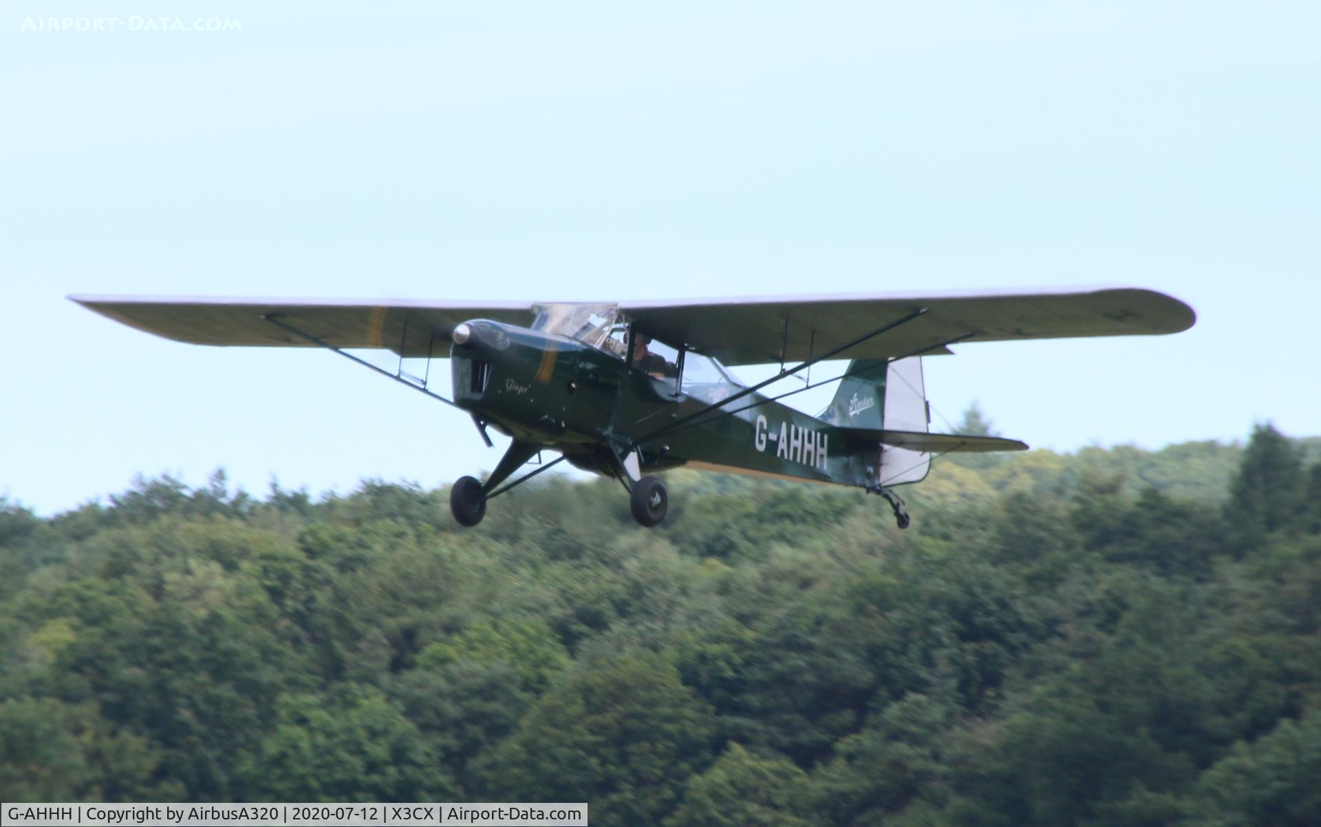 G-AHHH, 1946 Auster J-1N Alpha C/N 2011, Departing Northreps Airfield