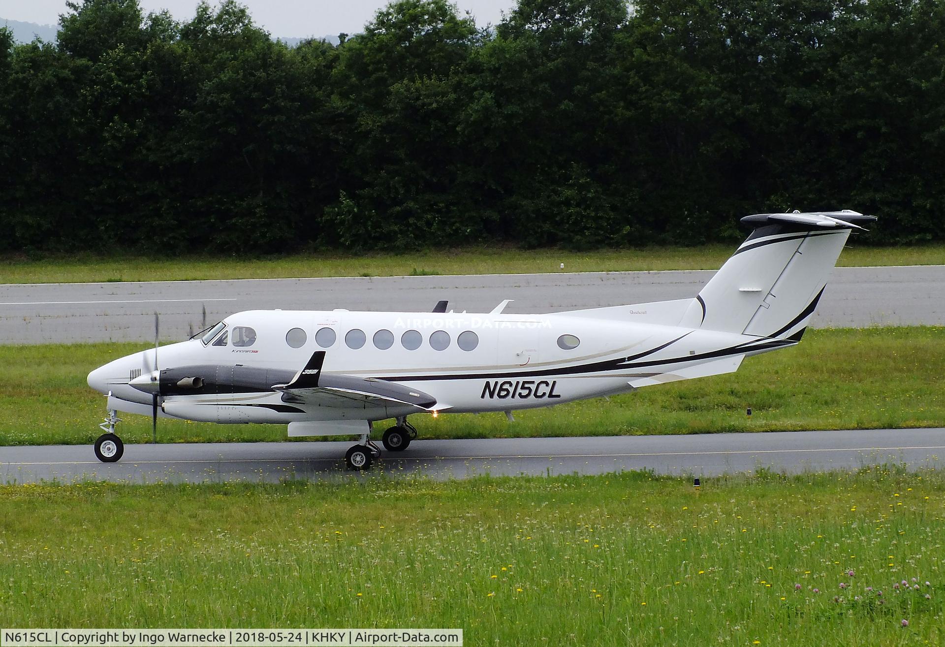 N615CL, Beech B350 C/N FL-1033, Beechcraft Super King Air 350 at the Hickory regional airport