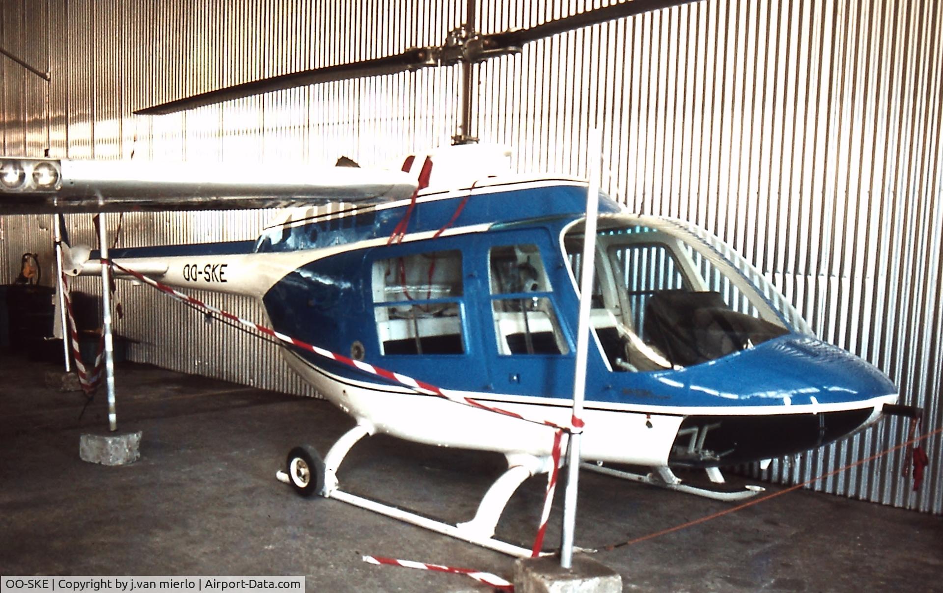 OO-SKE, 1972 Agusta AB-206A JetRanger C/N 8331, Scan slide